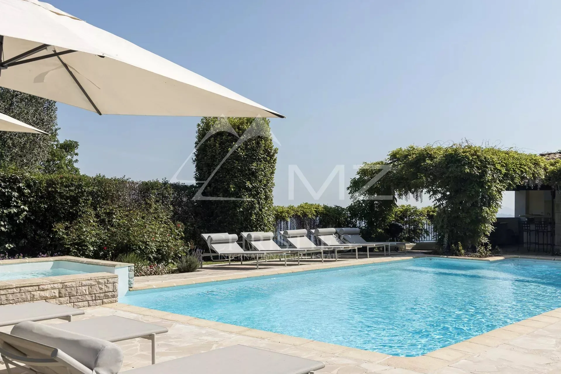 Nahe Saint-Paul-de-Vence - Schönes provenzalisches Anwesen mit Panorama-Meerblick - 4