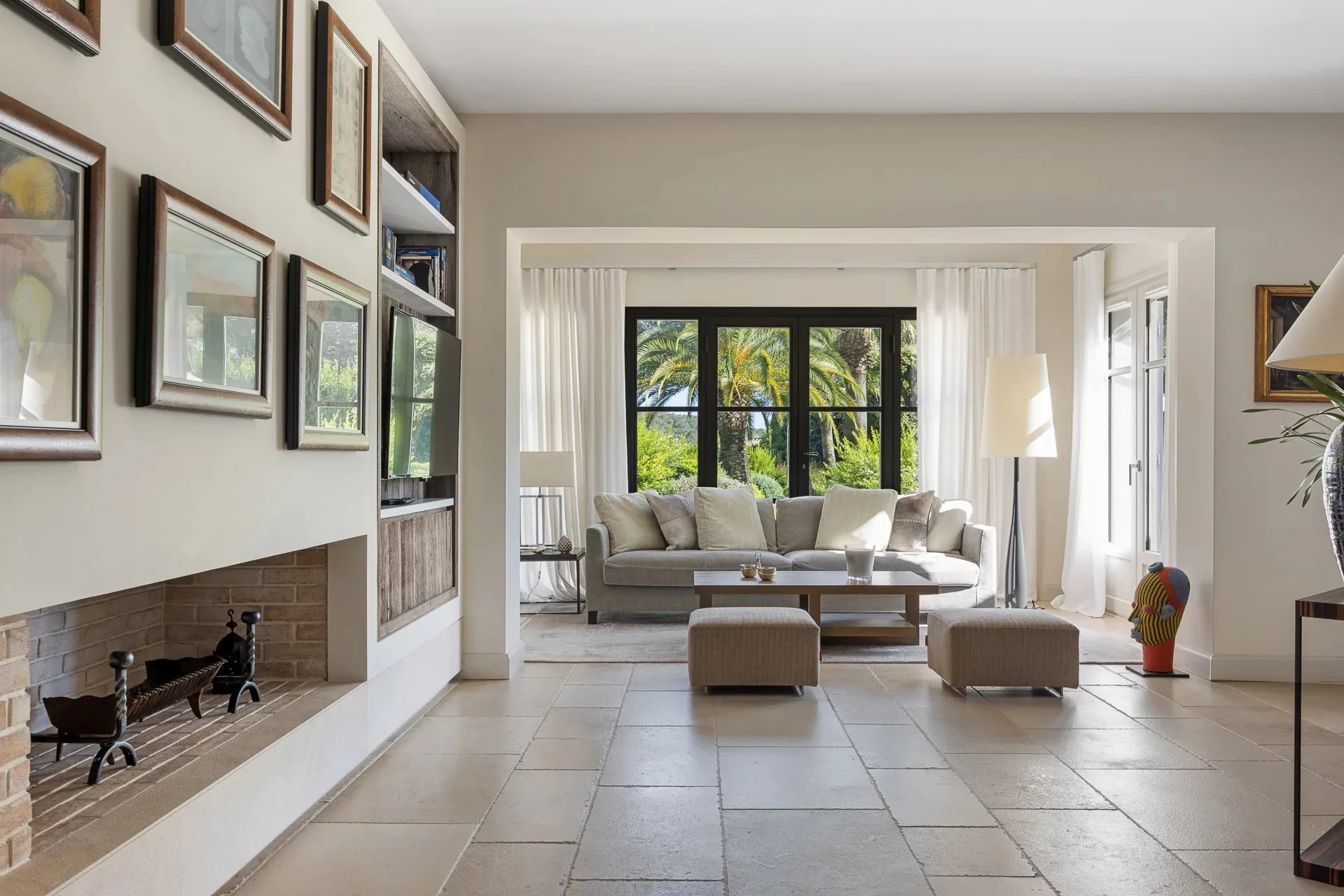 Mougins - Domaine sécurisé, magnifique villa provençale moderne rénovée - 4