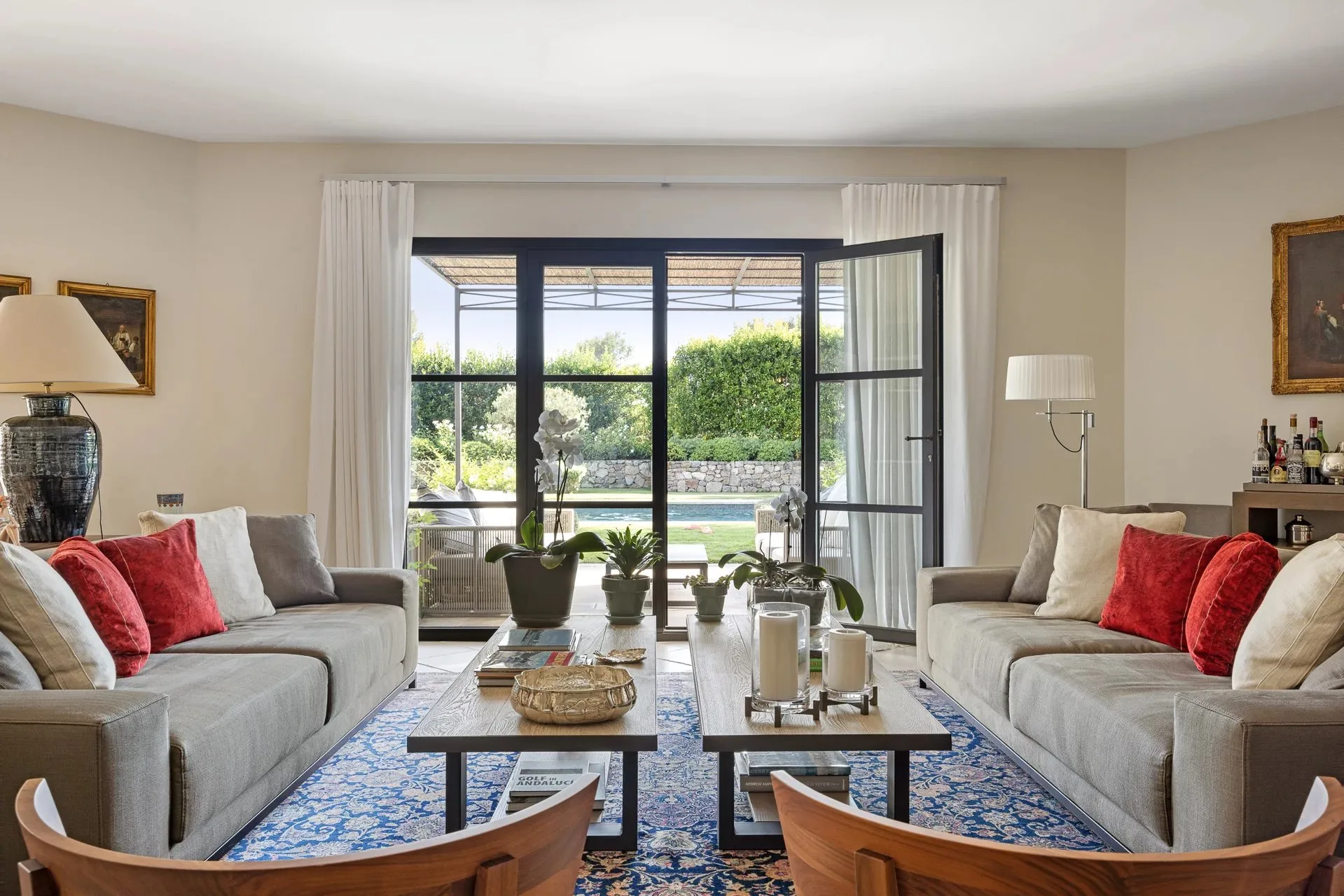 Mougins - Domaine sécurisé, magnifique villa provençale moderne rénovée - 6