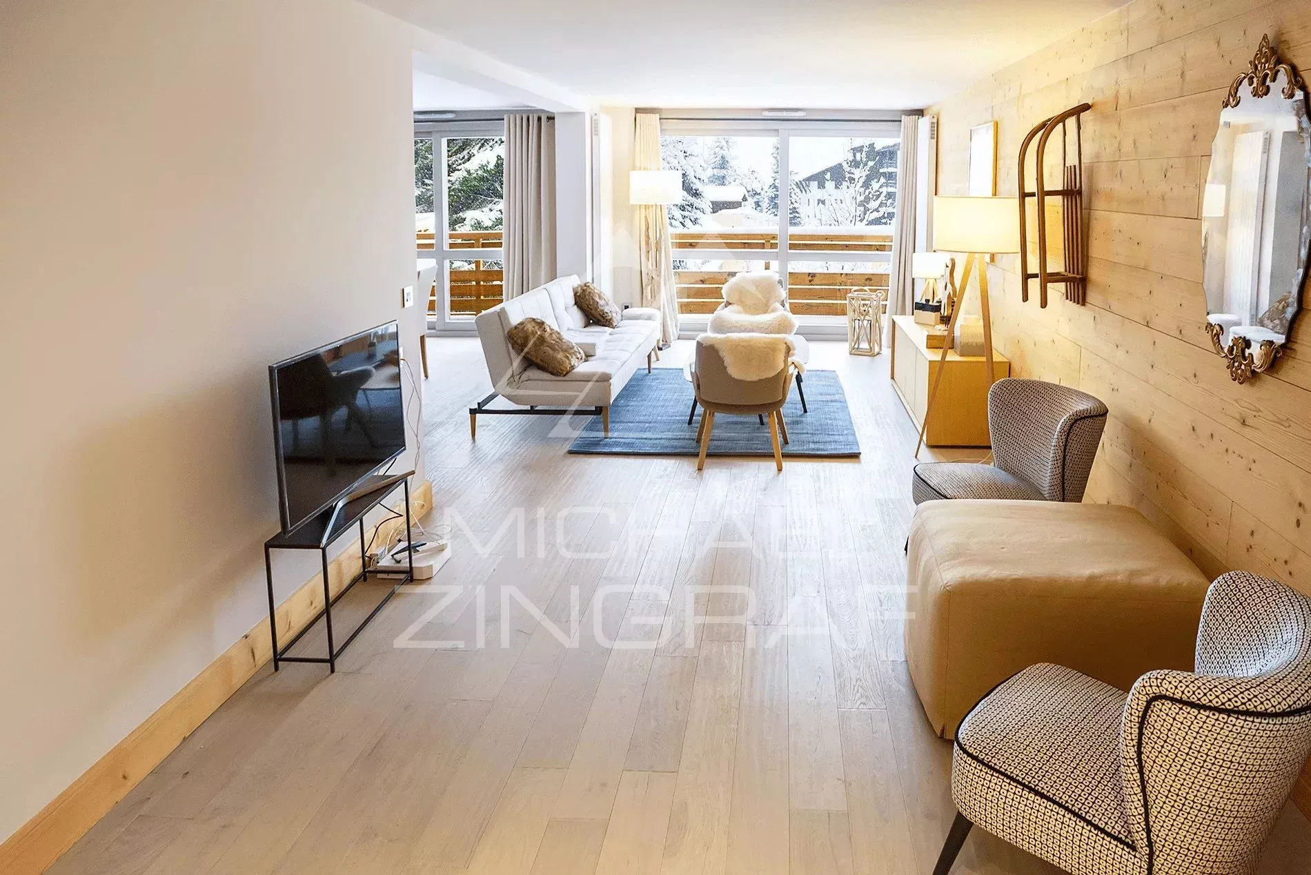 Megève Rochebrune Appartement trois pièces-possibilité quatre pièces - 3