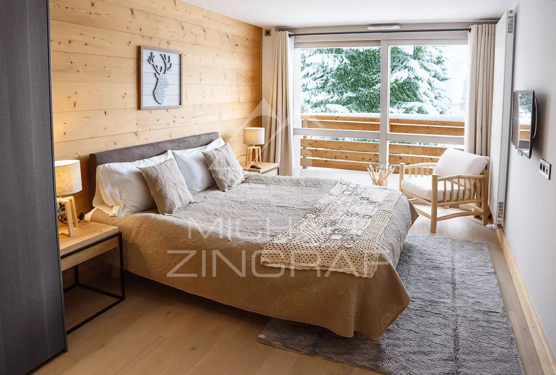 Megève Rochebrune Appartement trois pièces-possibilité quatre pièces - 5