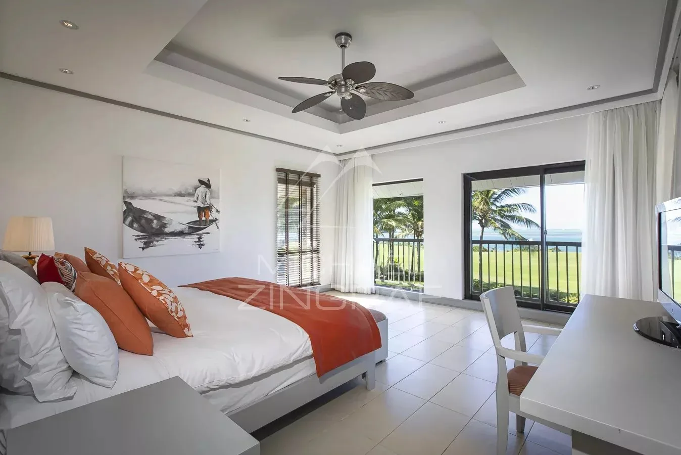 Mauritius - Lunea Villa  Panoramic view of the lagoon and golf - 17
