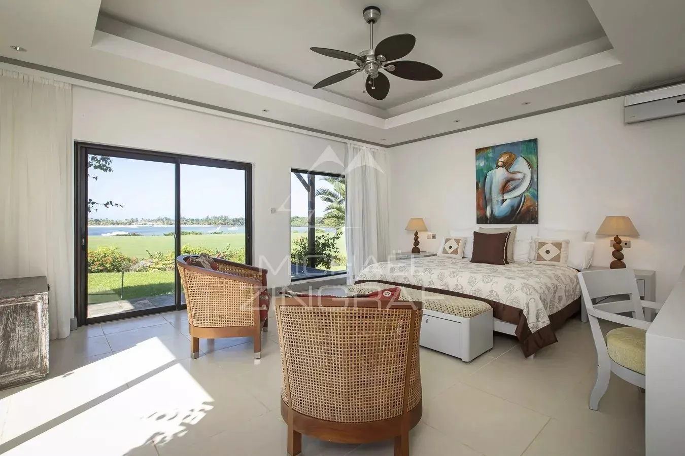 Mauritius - Lunea Villa  Panoramic view of the lagoon and golf - 9