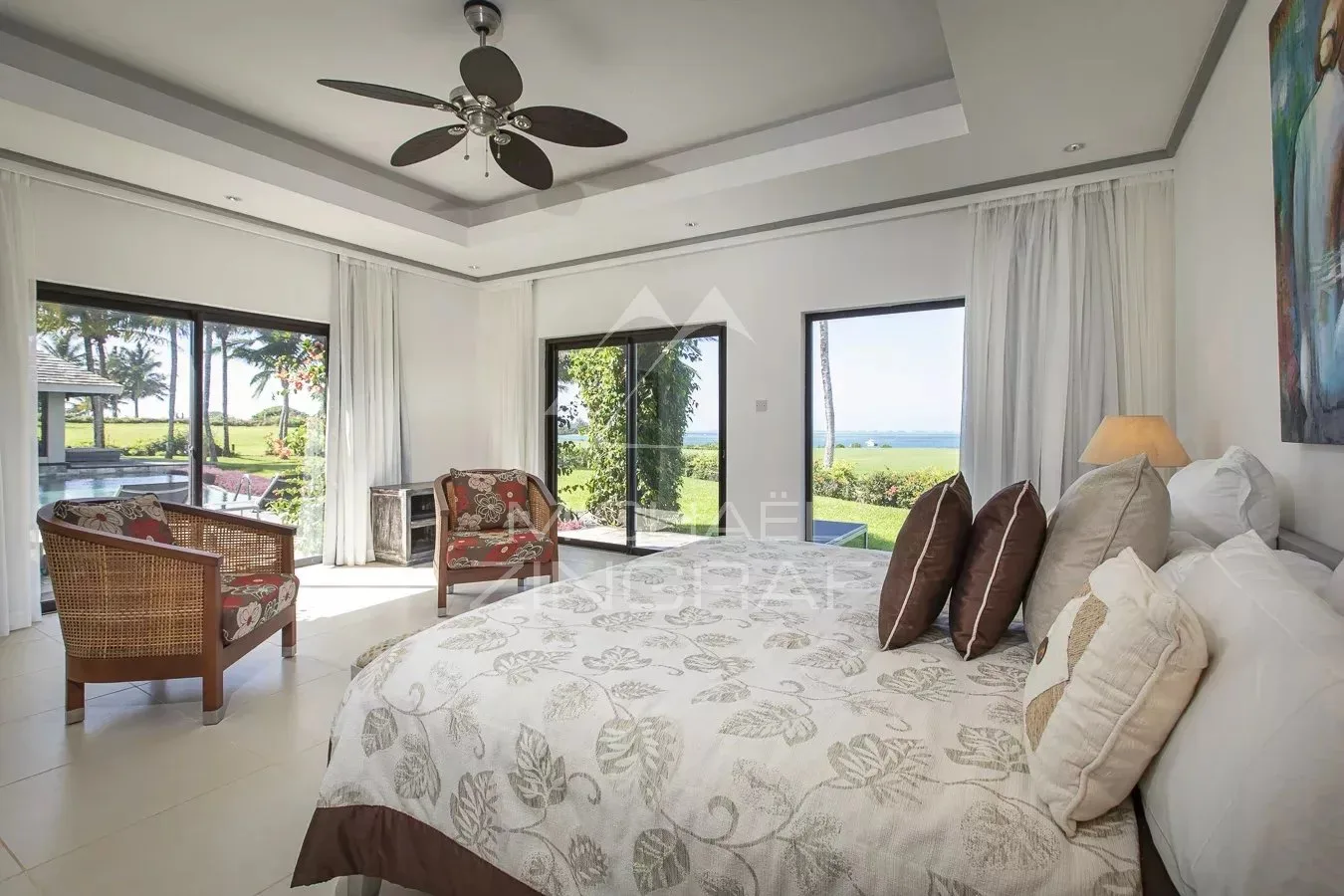 Mauritius - Lunea Villa  Panoramic view of the lagoon and golf - 10