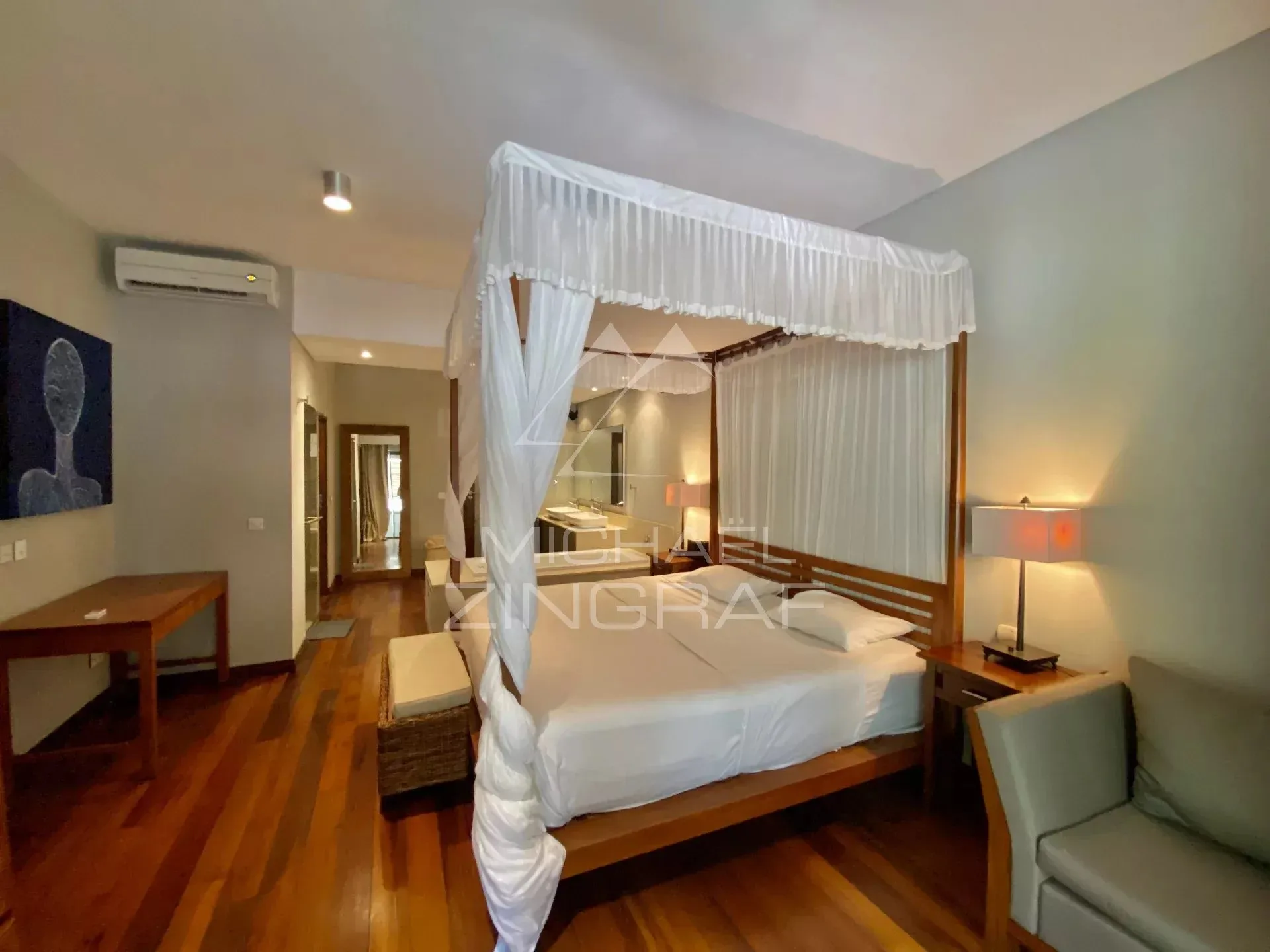 Elegantes Apartment mit 3 Schlafzimmern, privatem Pool und Meerblick – Bain Bœuf - 9