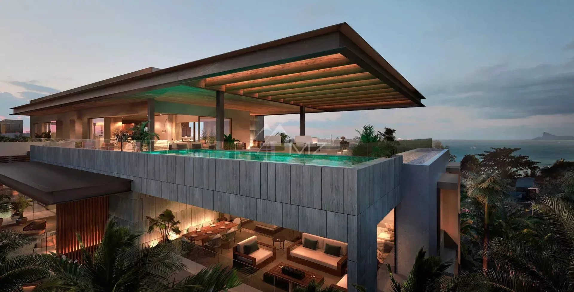 Ile Maurice - Mont Choisy - Penthouse 4 chambres avec vue panoramique - 5