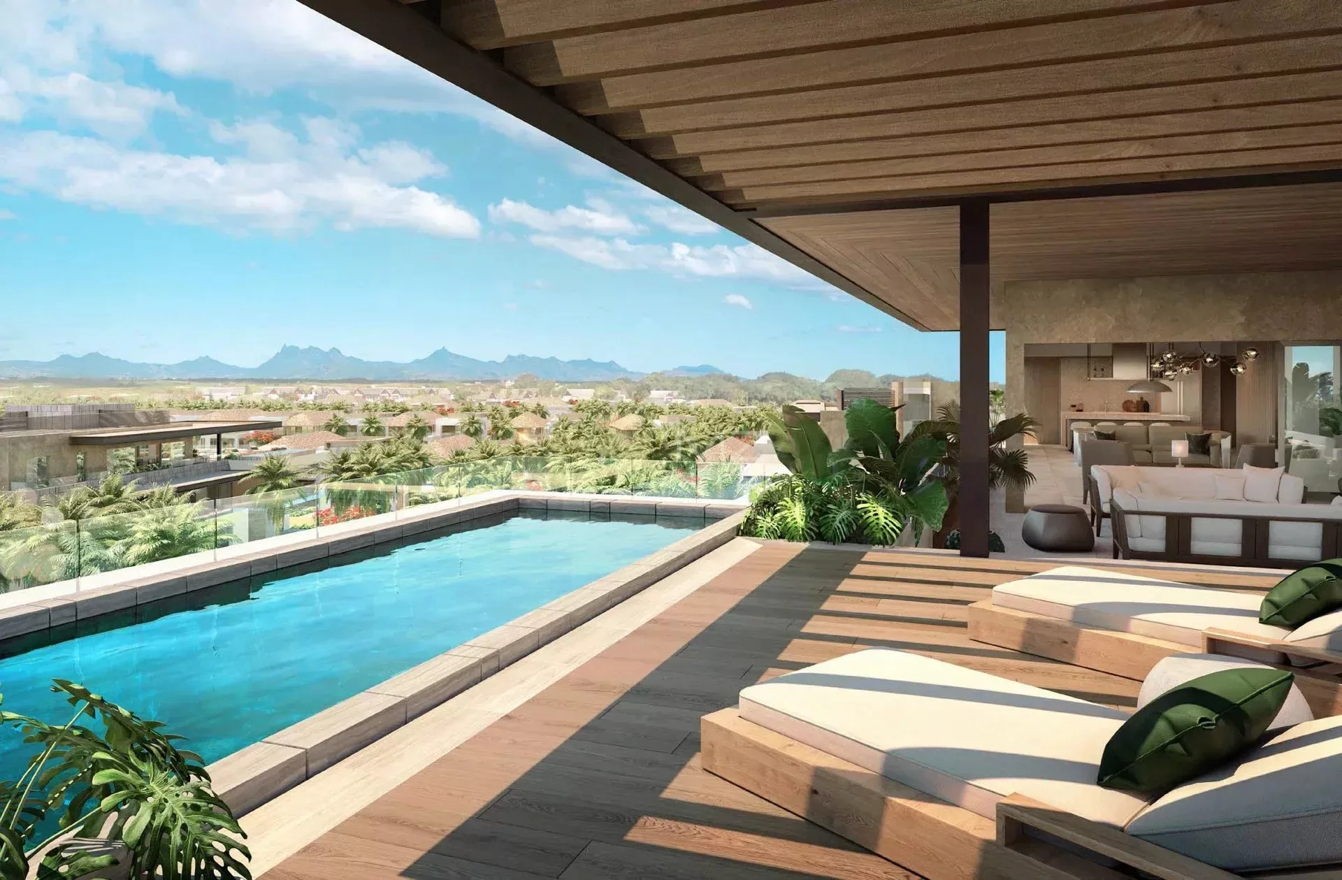 Ile Maurice - Mont Choisy - Penthouse 4 chambres avec vue panoramique - 2