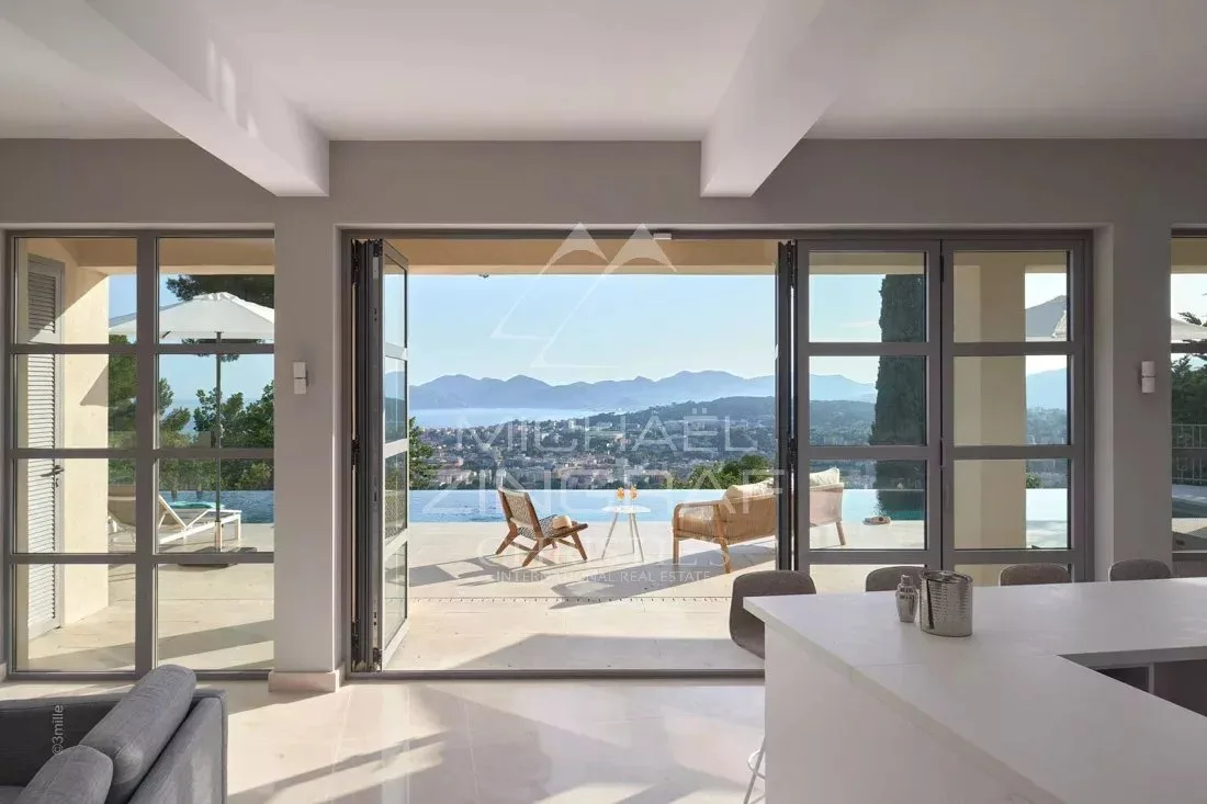 Hauteurs de Cannes - Vue mer panoramique - Propriété récemment rénovée - 4