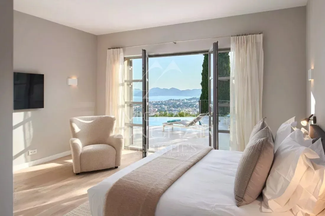 Hauteurs de Cannes - Vue mer panoramique - Propriété récemment rénovée - 8