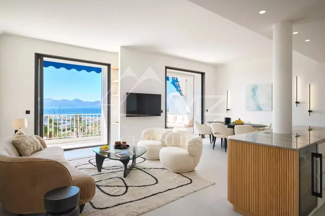 CANNES LA CROISETTE SPLENDIDE APPARTEMENT RENOVE 3 CHAMBRES VUE MER - 7