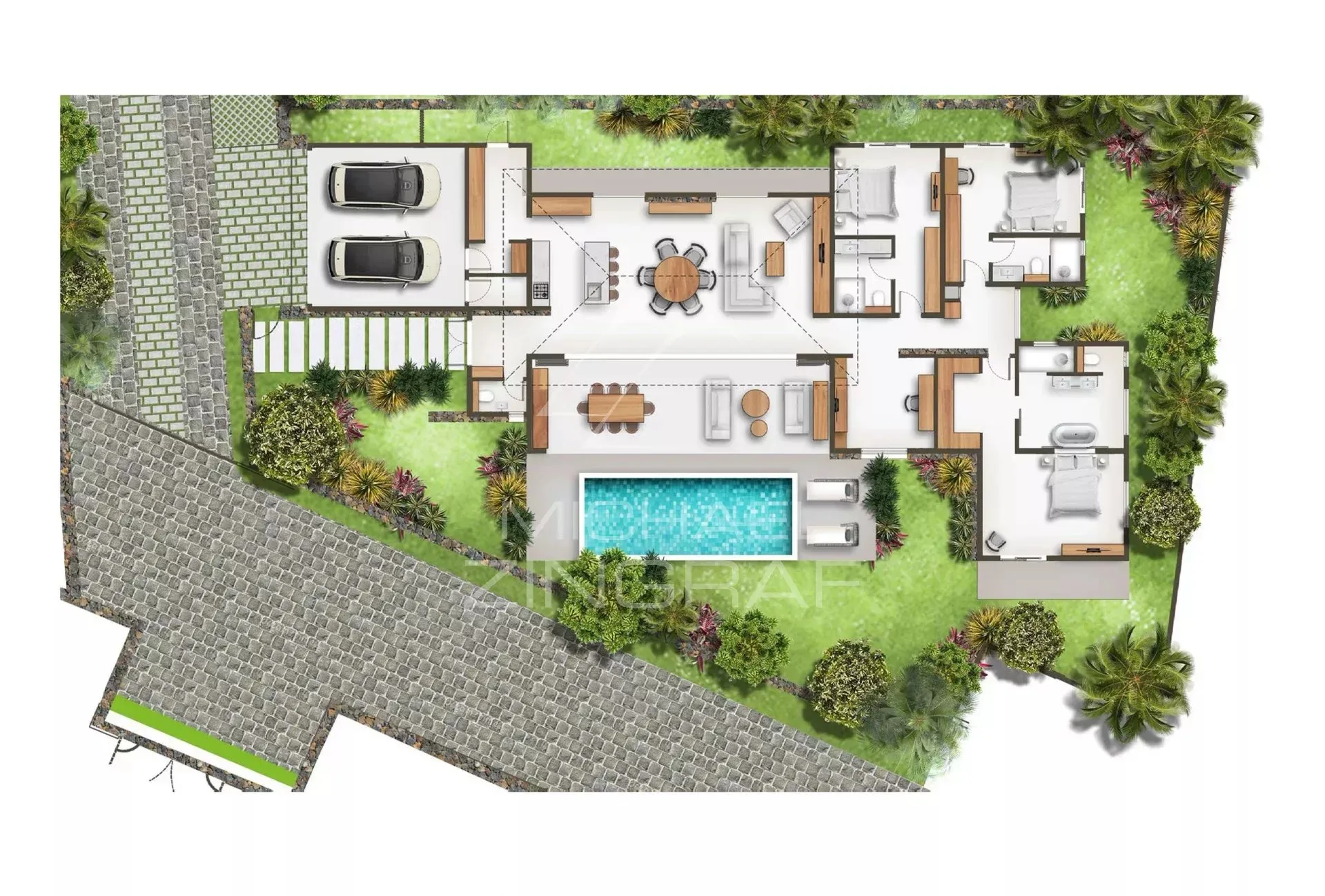 Villa de prestige - 3 chambres - Pereybere - 10