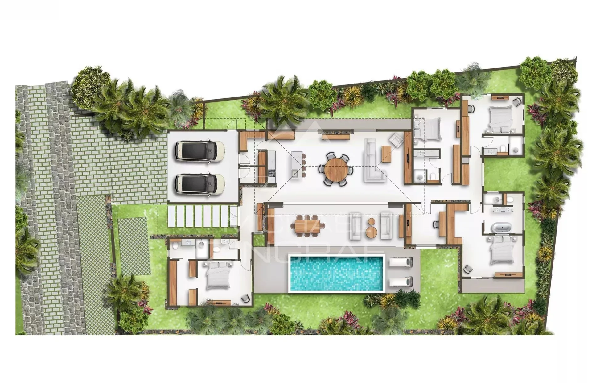 Villa de prestige - 4 chambres - Pereybere - 10