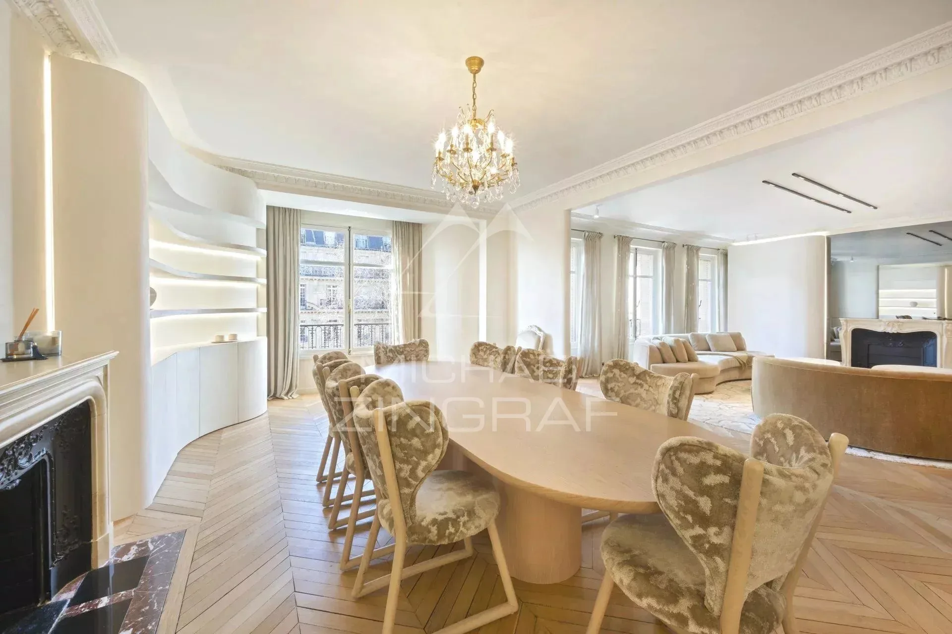 EXCLUSIVITÉ -  AVENUE RAPP - APPARTEMENT DE RÉCEPTION - 3 SUITES - 4