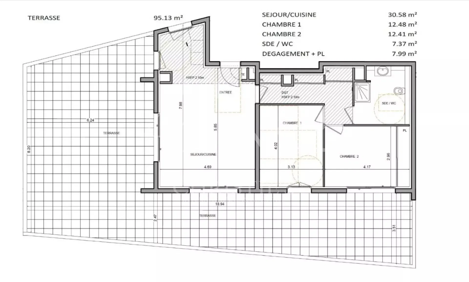 Beausoleil - Appartement résidence récente avec piscine - 18