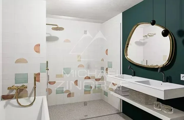 Appartement T5 séjour plafond cathédrale - Petite copropriété "esprit chalet" - 11
