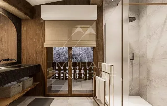 Appartement T5 séjour plafond cathédrale - Petite copropriété "esprit chalet" - 5