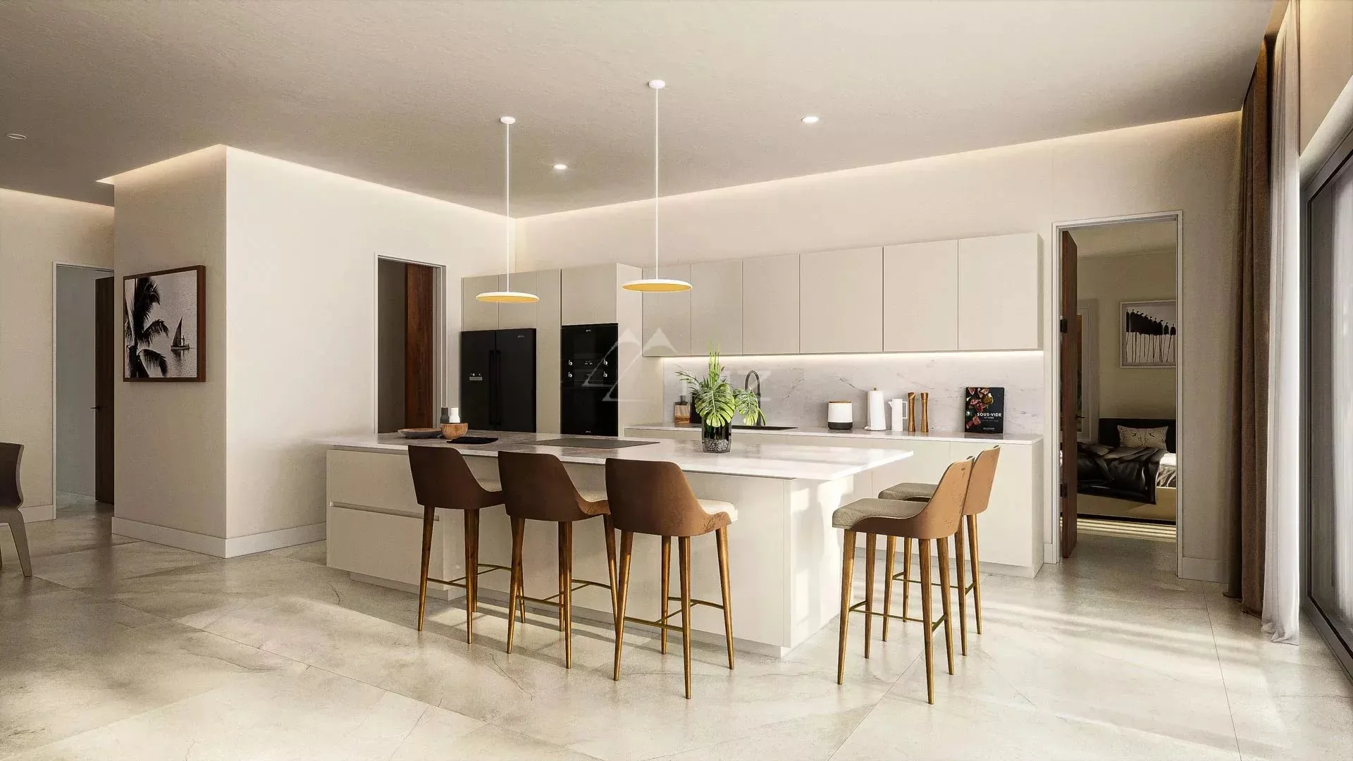 Appartement au 1er avec vue sur mer: Pereybere - 7