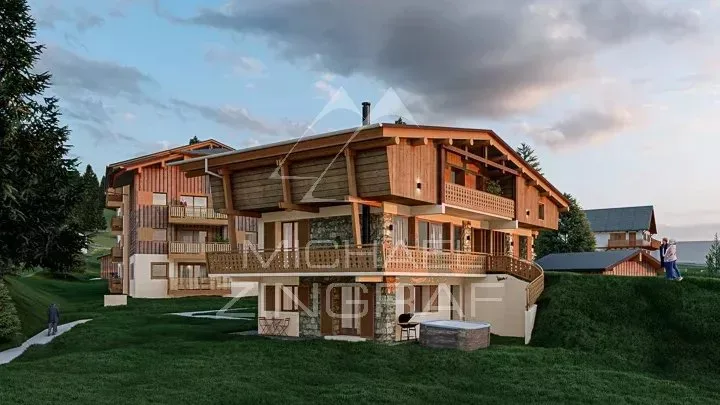 Appartement T5 séjour plafond cathédrale - Petite copropriété "esprit chalet" - 12