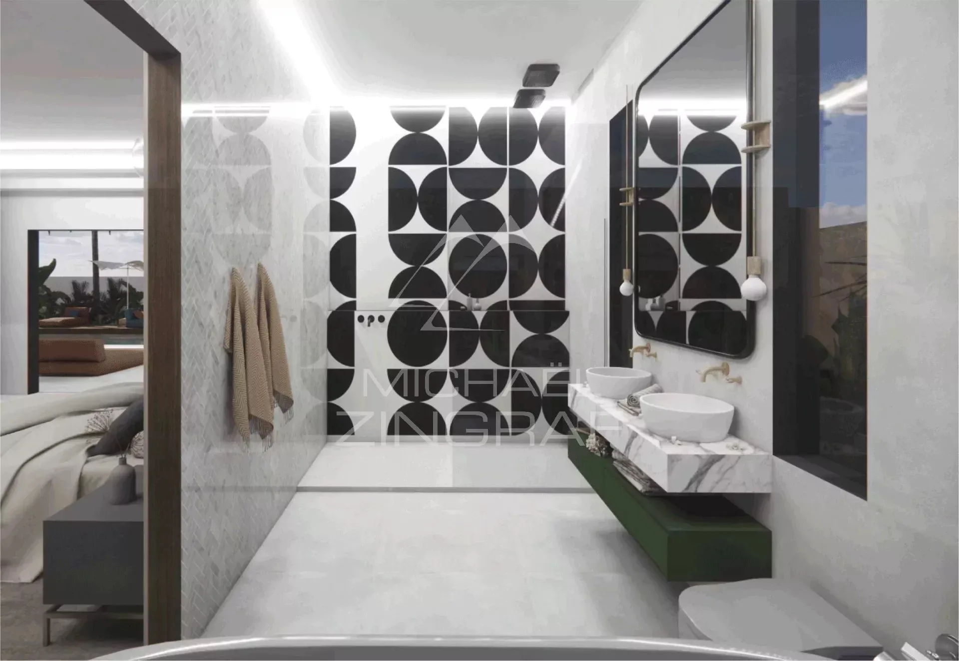 Villa 4 chambres situé à Grand Baie - 11