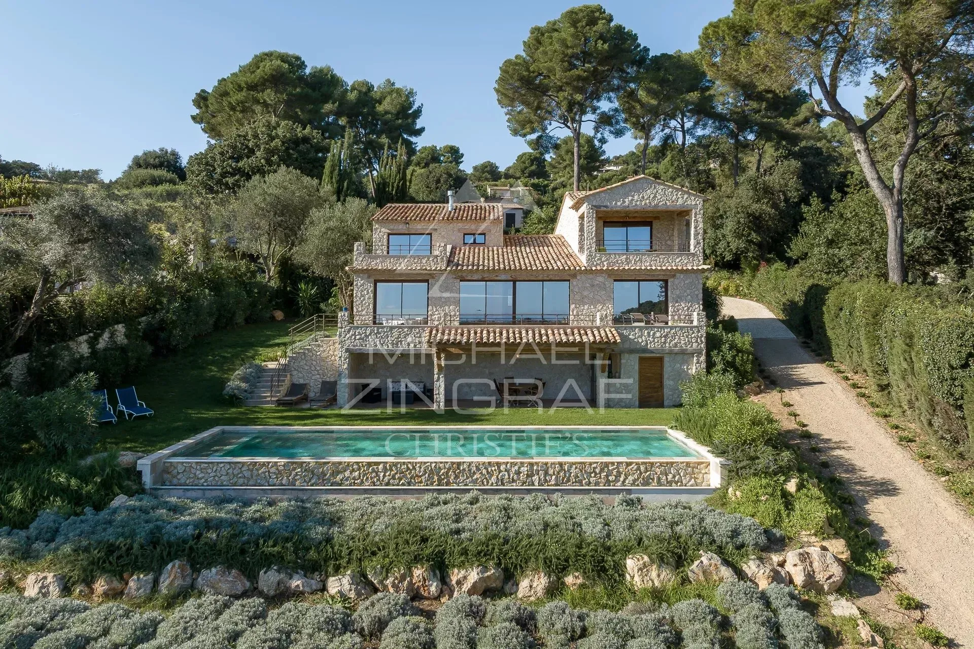 Saint-Paul-de-Vence - Villa premium avec vue panoramique mer et village