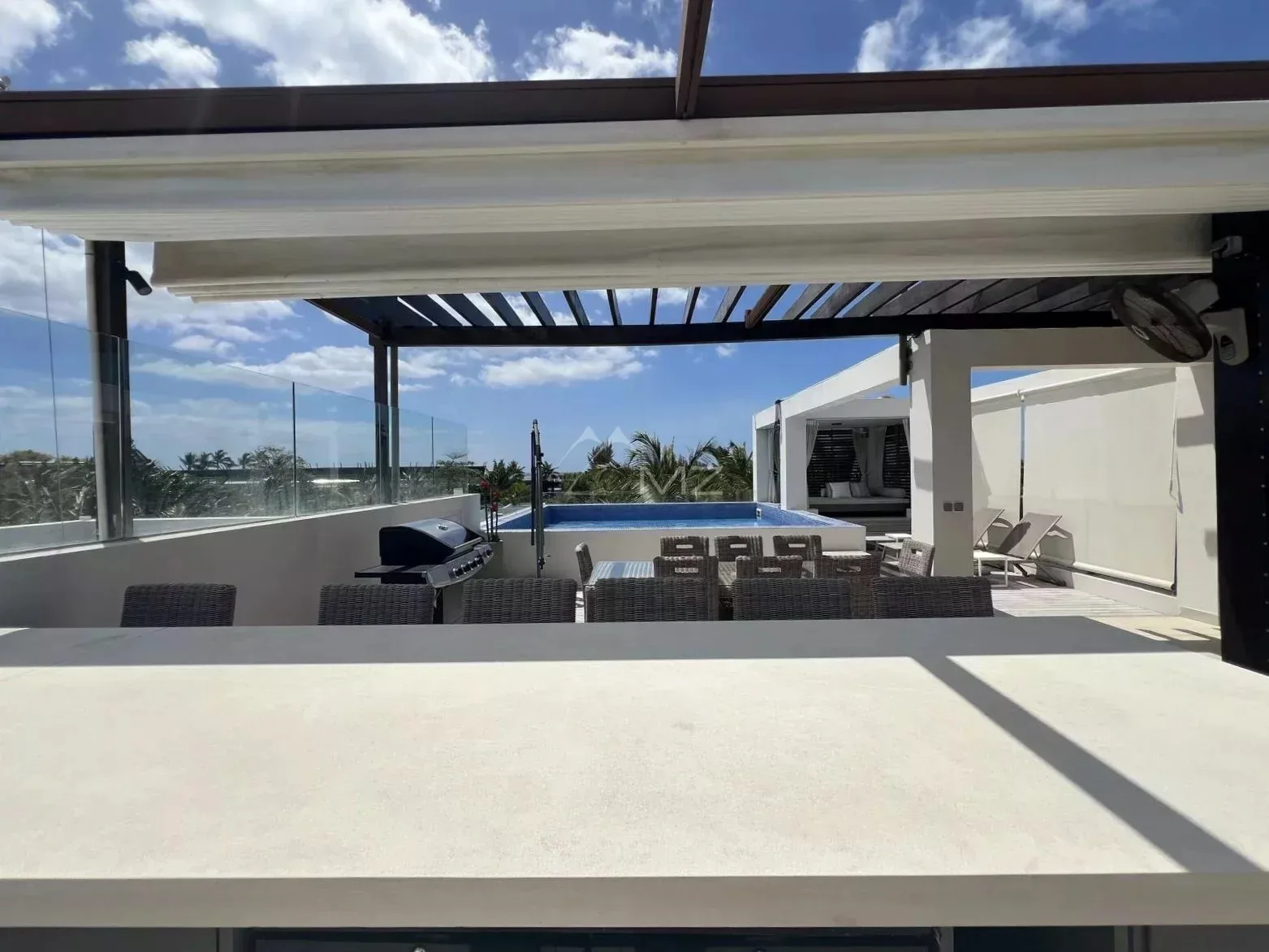 Penthouse - accessibilité plage privée - à Pereybere - 16