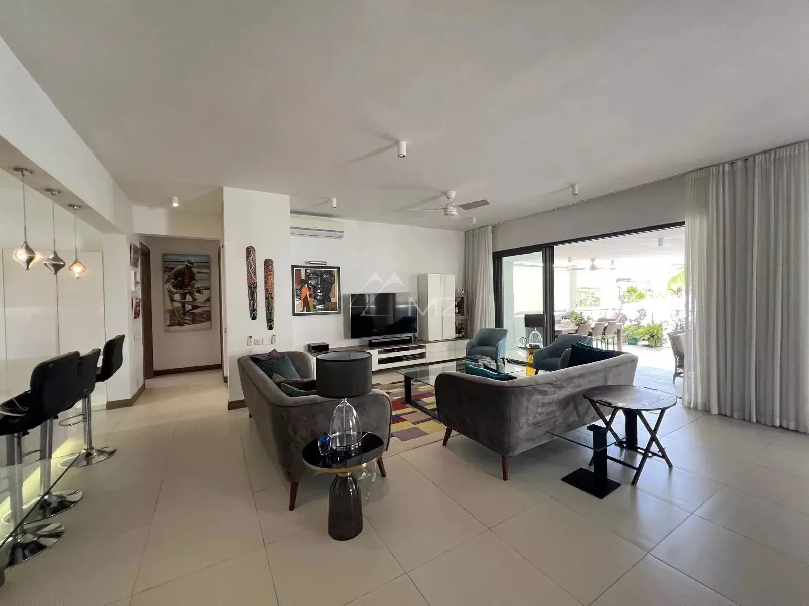 Penthouse - accessibilité plage privée - à Pereybere - 20