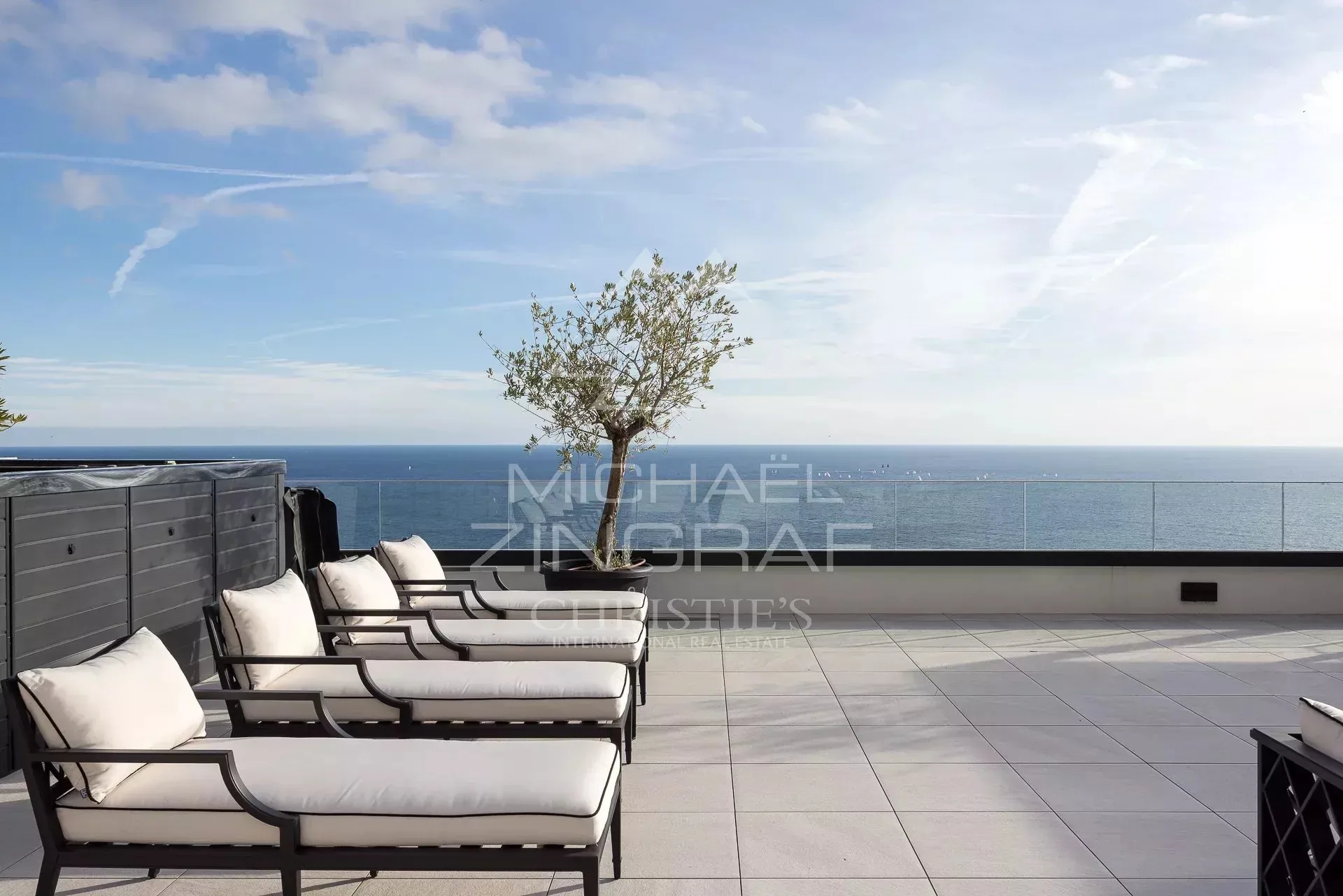 Penthouse - solarium - vue mer panoramique proche de Monaco - 5