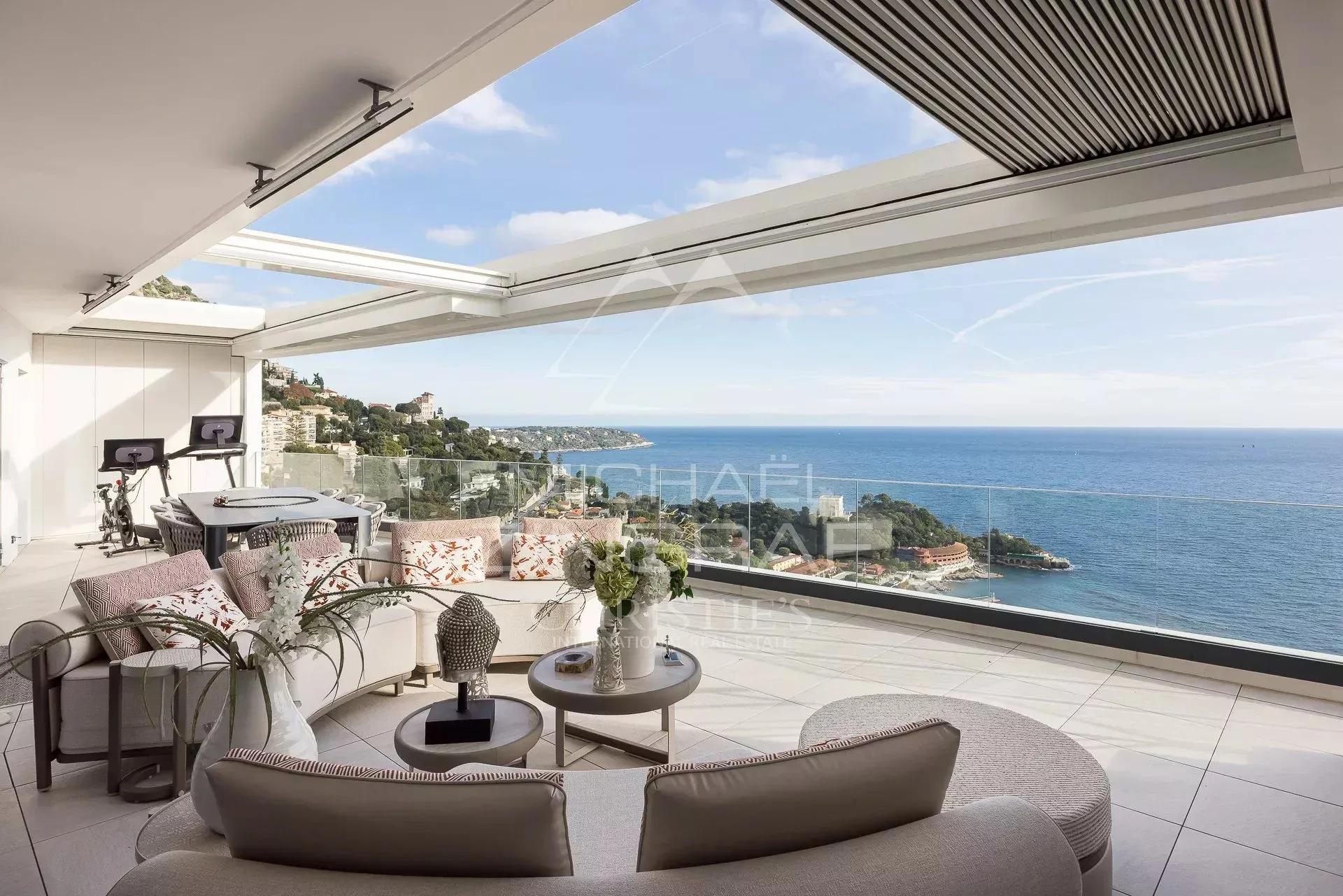 Penthouse - solarium - vue mer panoramique proche de Monaco - 2