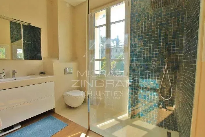 Cap d'Antibes versant Est - Appartement vue mer  au coeur d'une villa Belle Époque avec terrasse - 9
