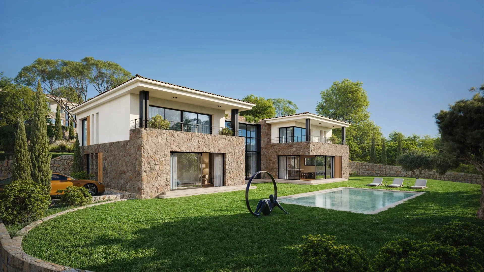 Mougins - Exceptional new contemporary Country House - 2