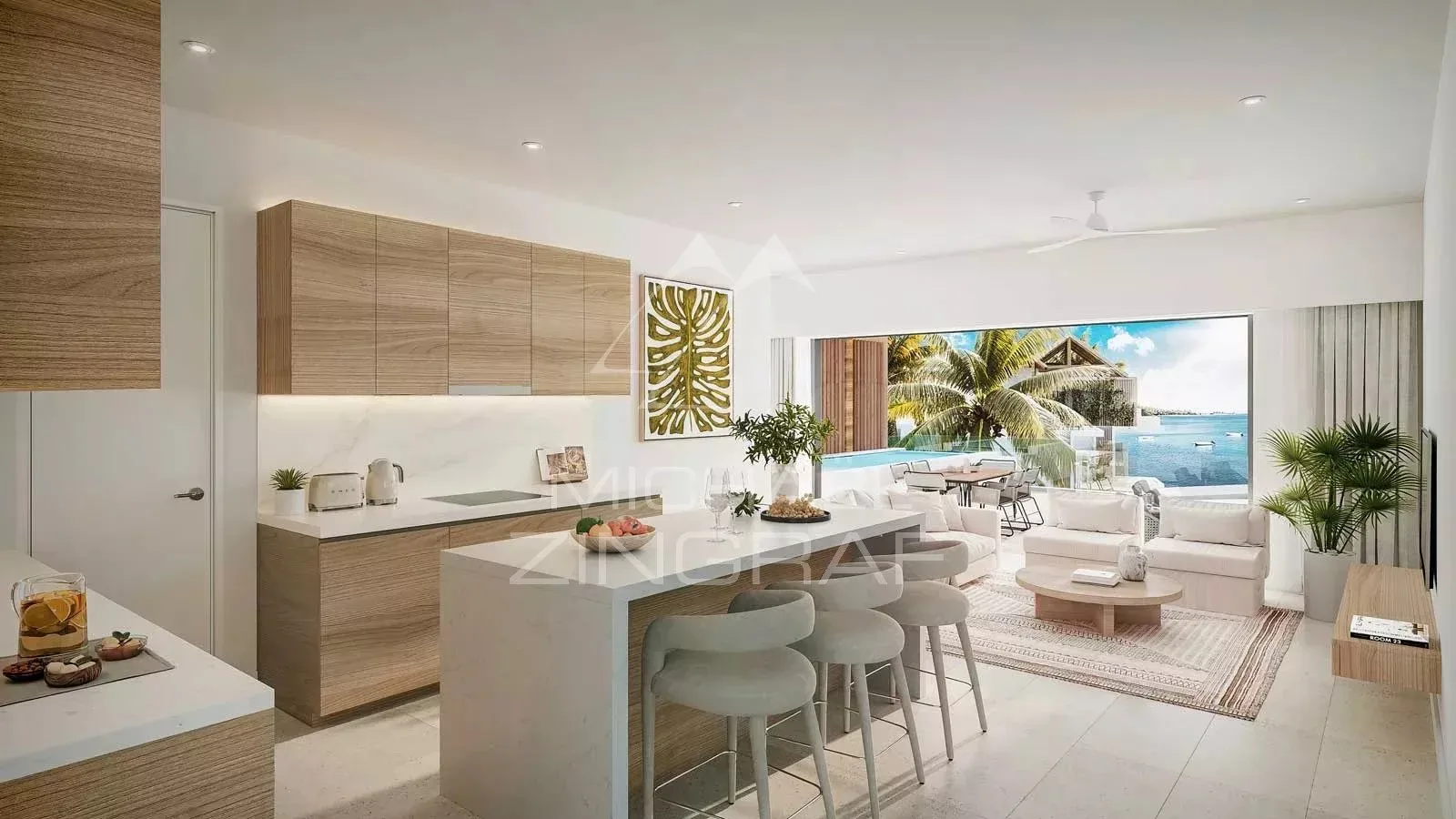 Ile Maurice - Appartement avec vue sur le Morne - Riviere Noire - 6