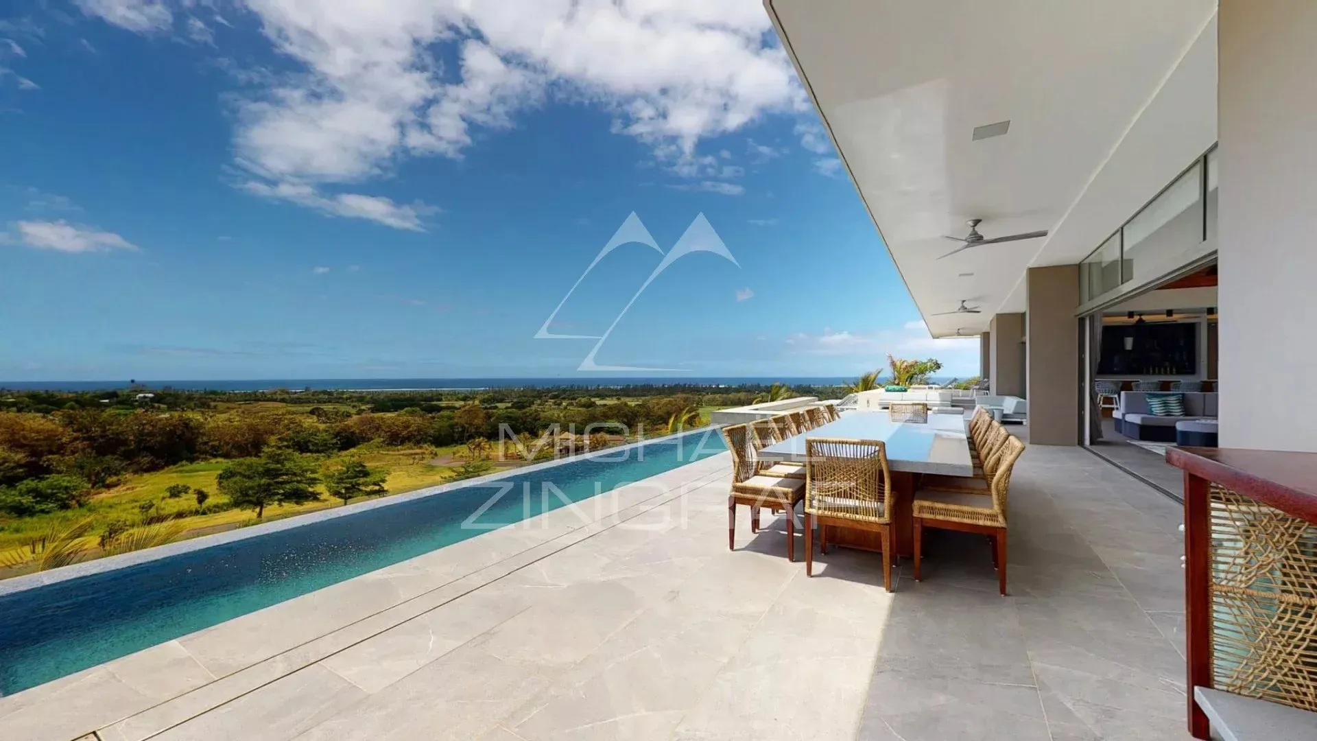 Somptueuse villa avec vue panoramique - Bel Ombre - 13