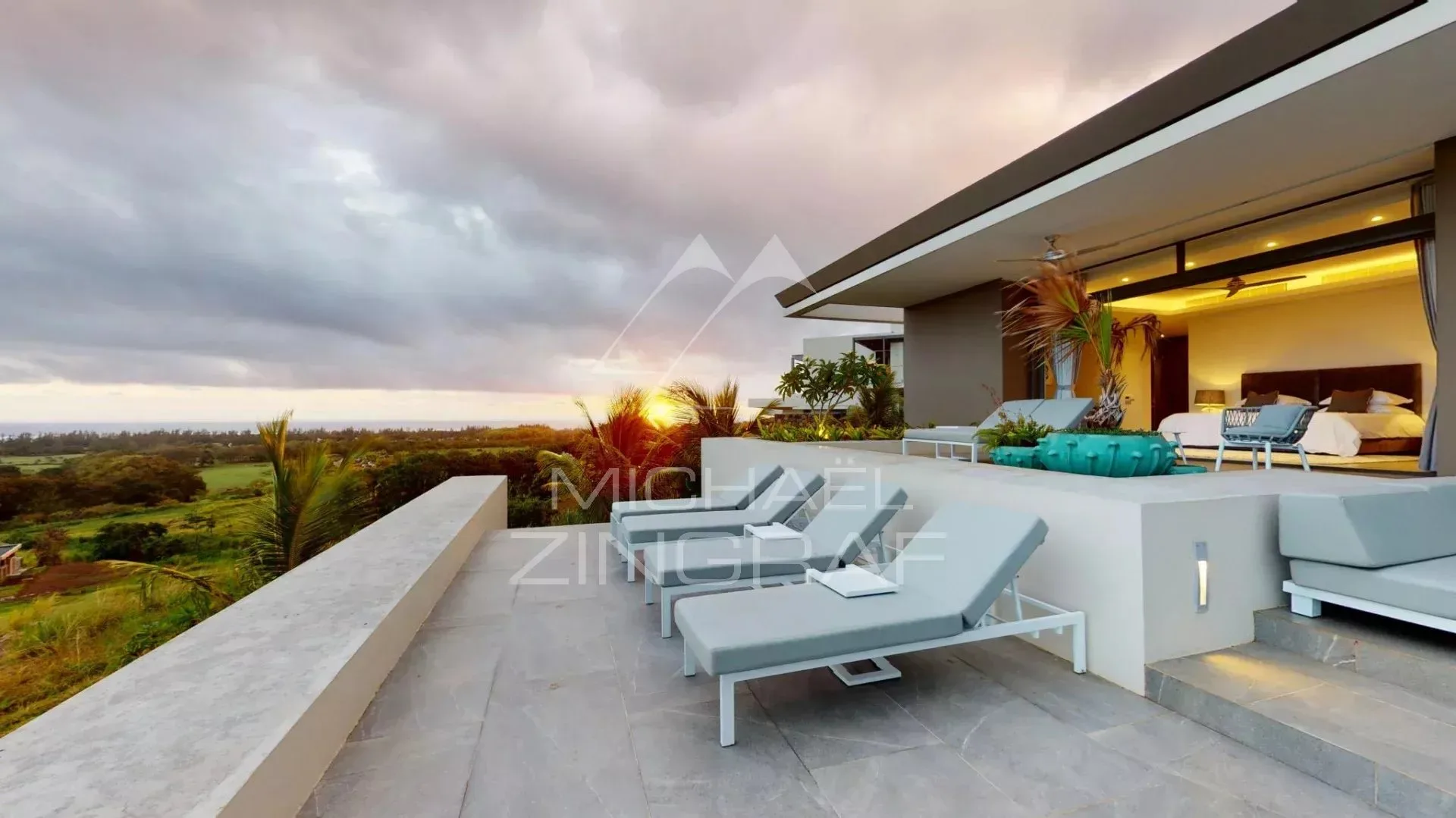 Somptueuse villa avec vue panoramique - Bel Ombre - 34