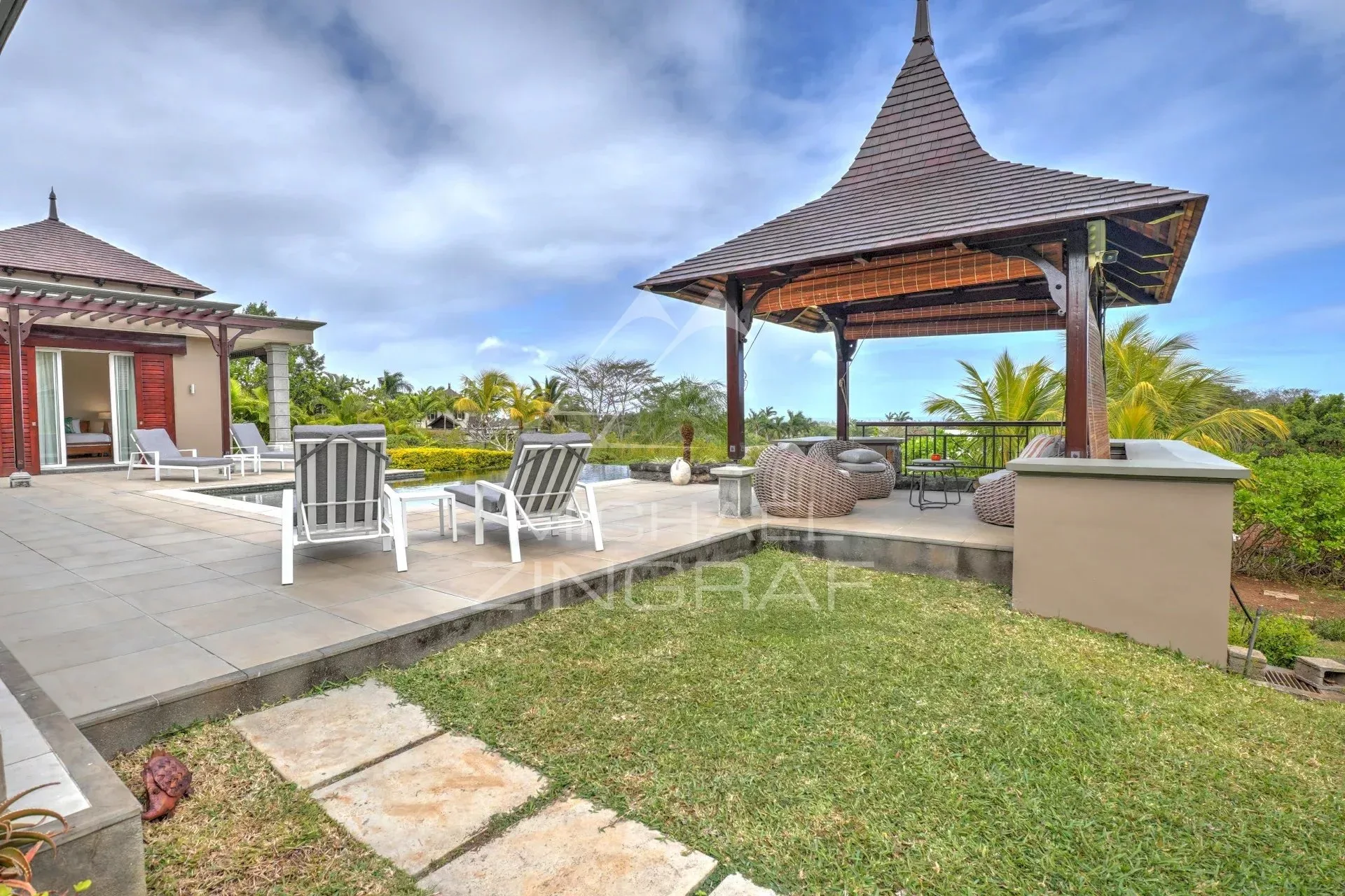 Villa dans un prestigieux domaine de golf de Bel Ombre - 9