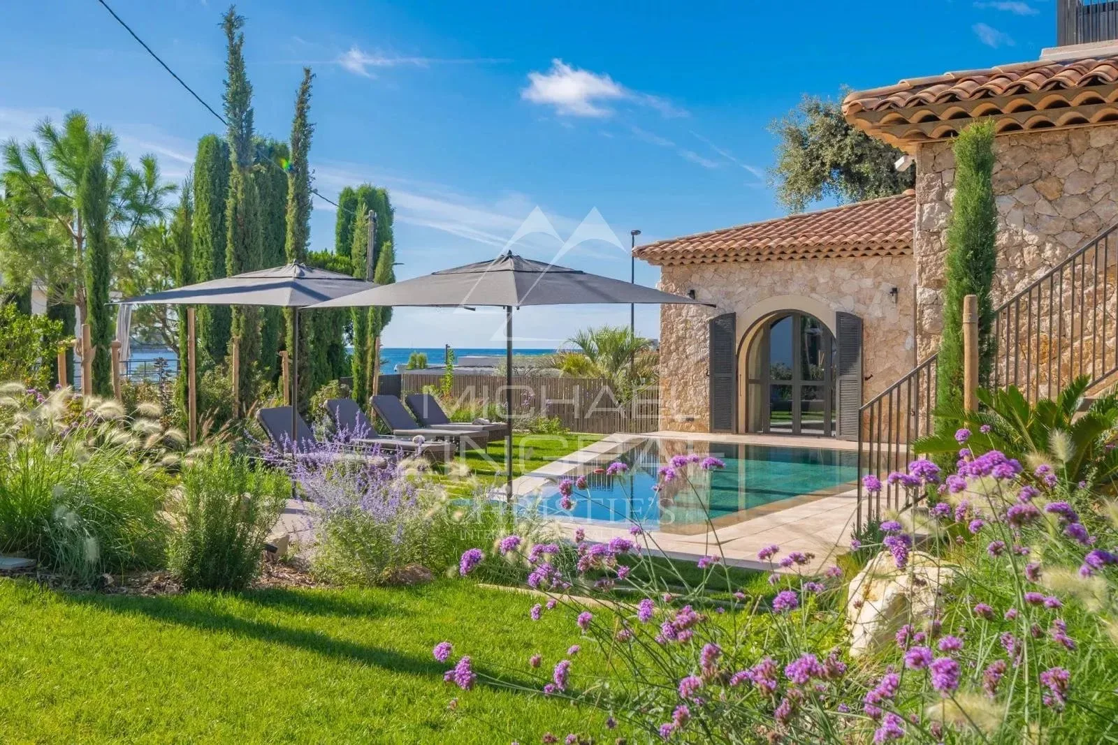 Cap d'antibes Versant Ouest - Propriété contemporaine première ligne - vue mer panoramique - 16