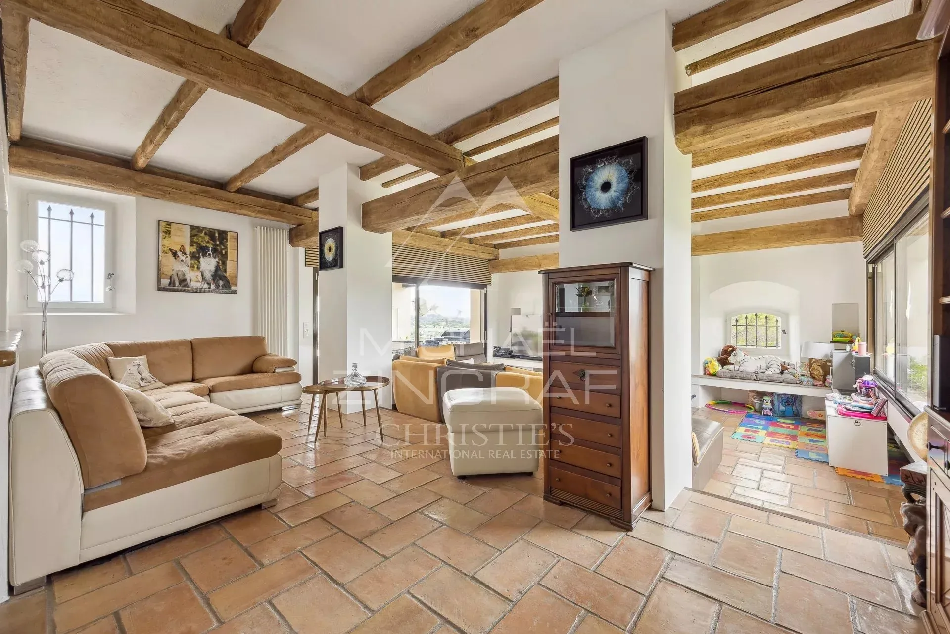 La Colle-sur-Loup : Villa provençale avec vue mer - 8