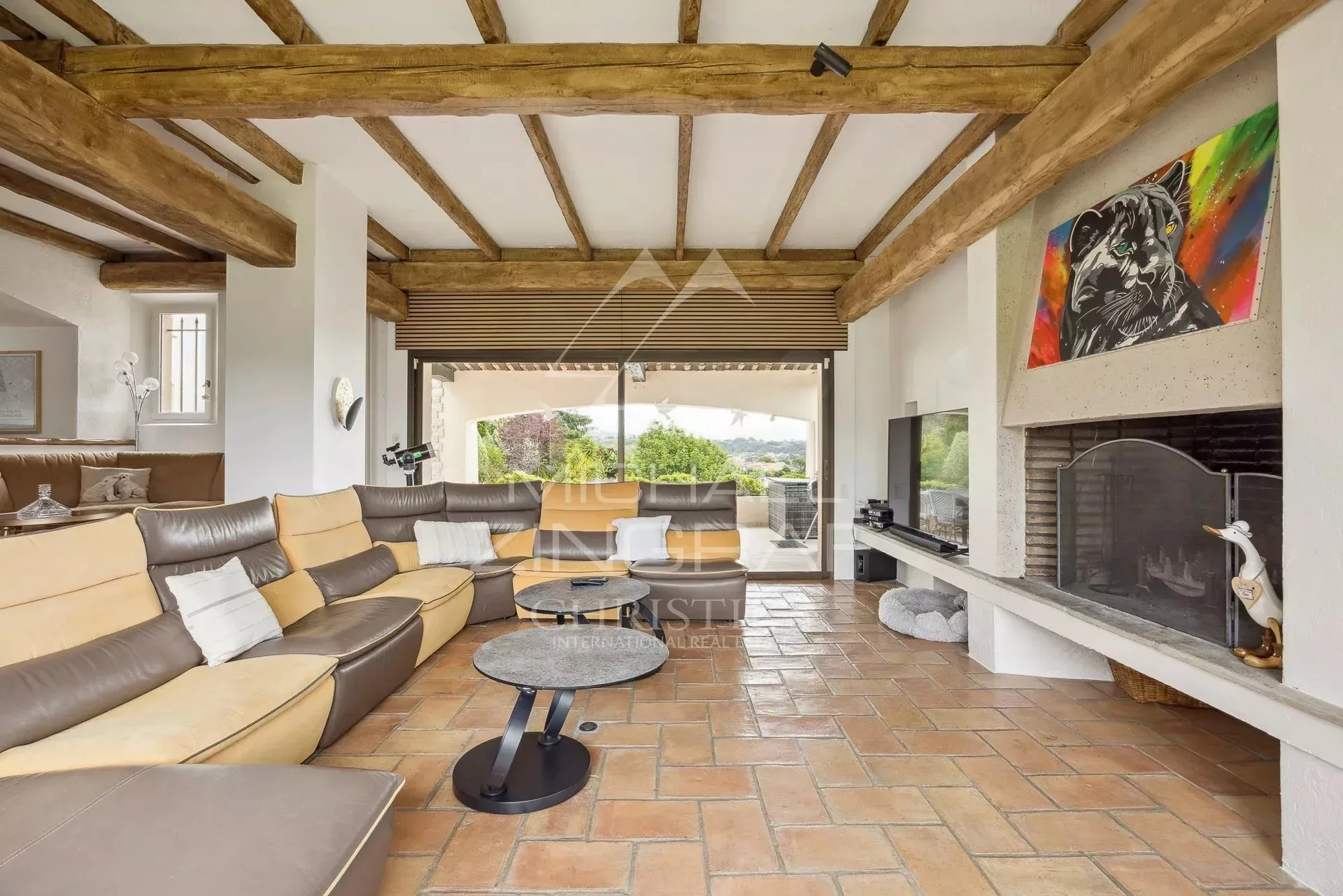 La Colle-sur-Loup : Villa provençale avec vue mer - 9