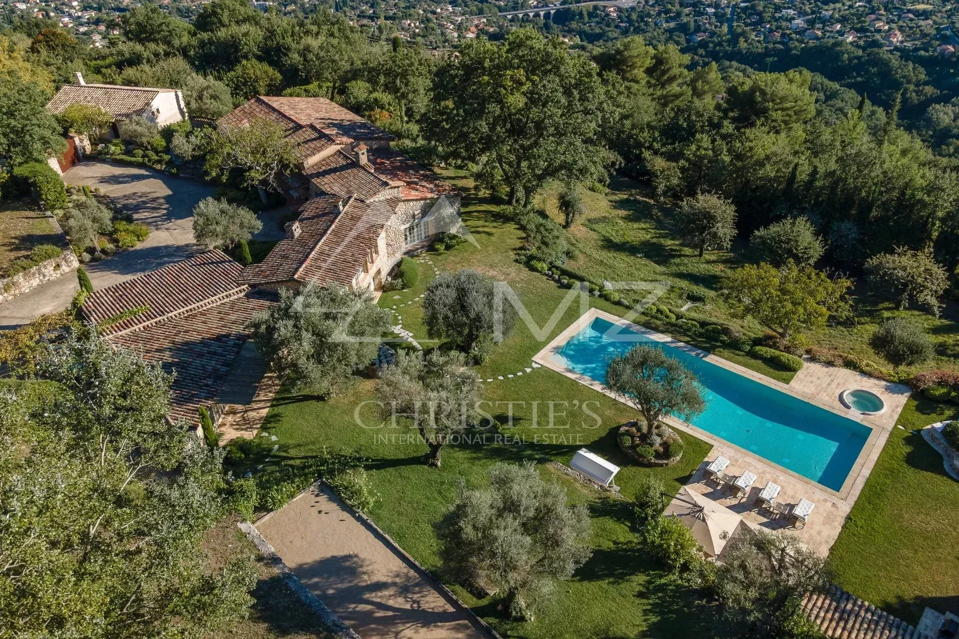 Proche Saint-Paul-de-Vence - Sublime bergerie avec vue mer panoramique - 2