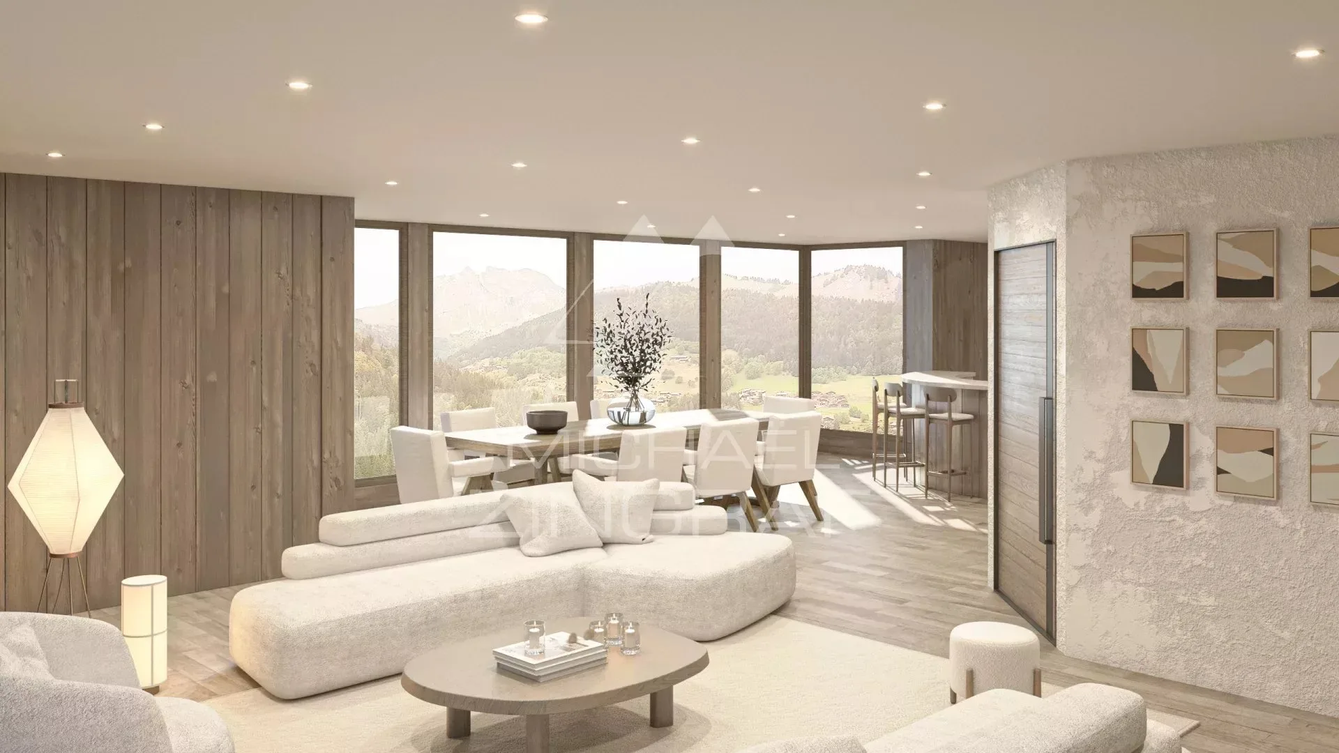 Chalet neuf 5 chambres - Proche centre Les Gets - Calme et vue - 3