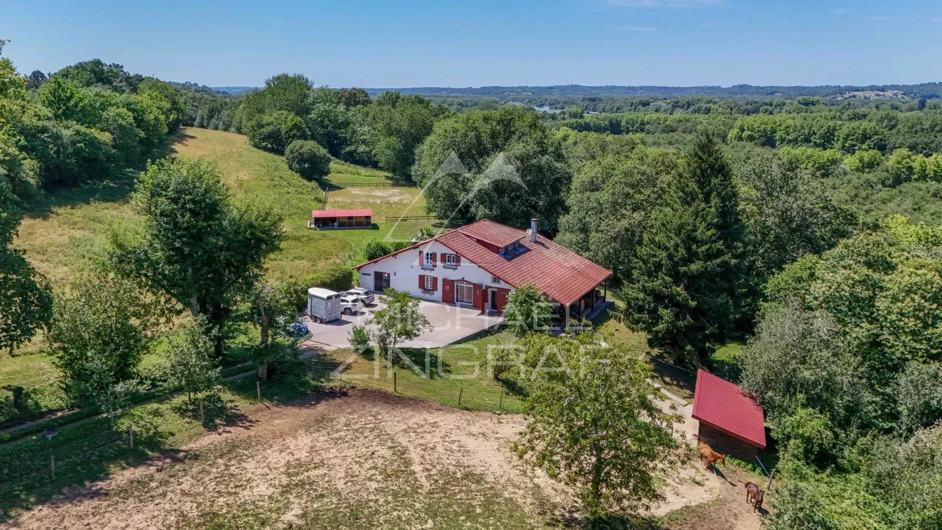 Entre mer et montagnes, ancienne ferme en lisière de forêt / 7 hectares Pays-Basque - 11