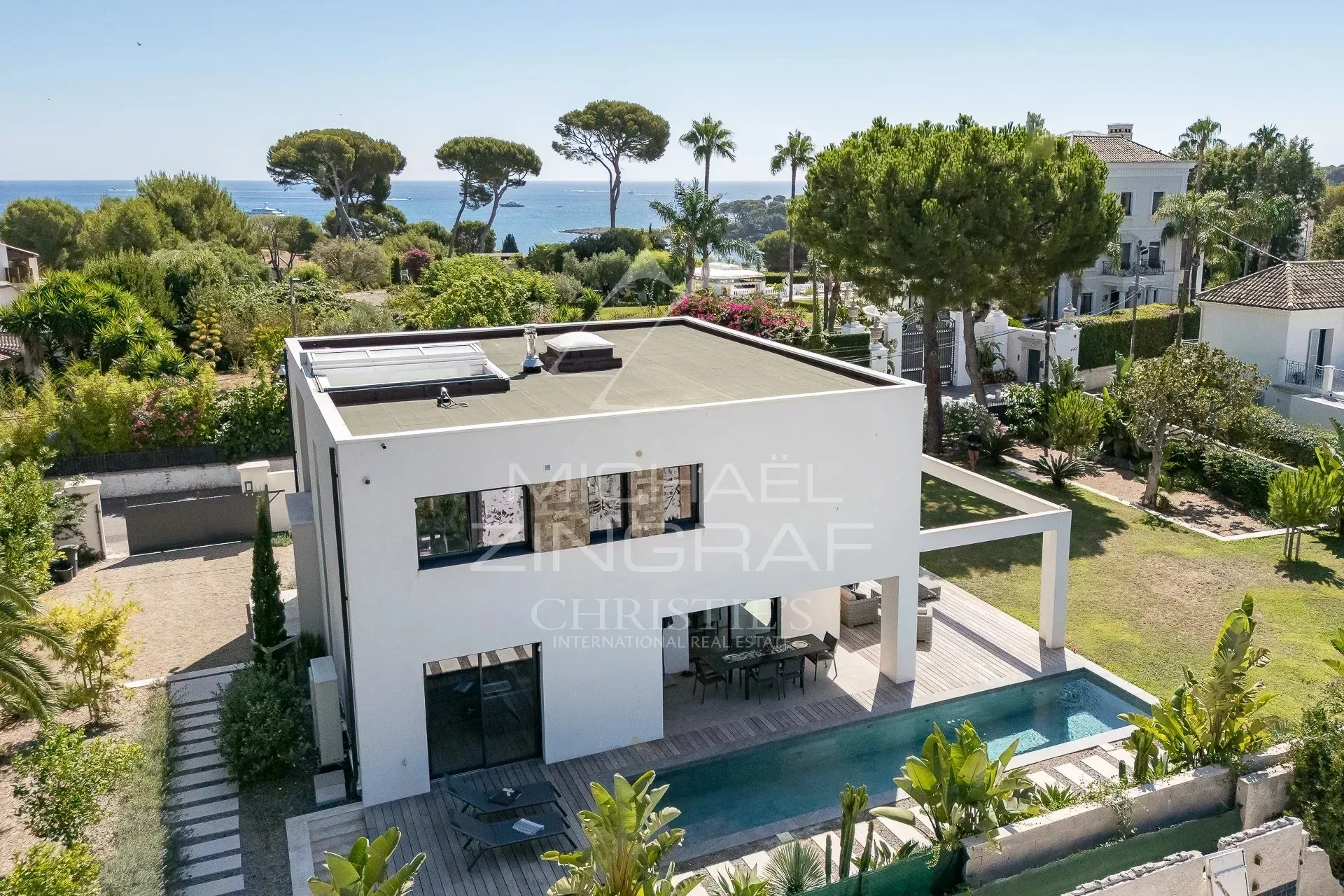 Villa contemporaine d’exception avec vue mer à la Garoupe - 16