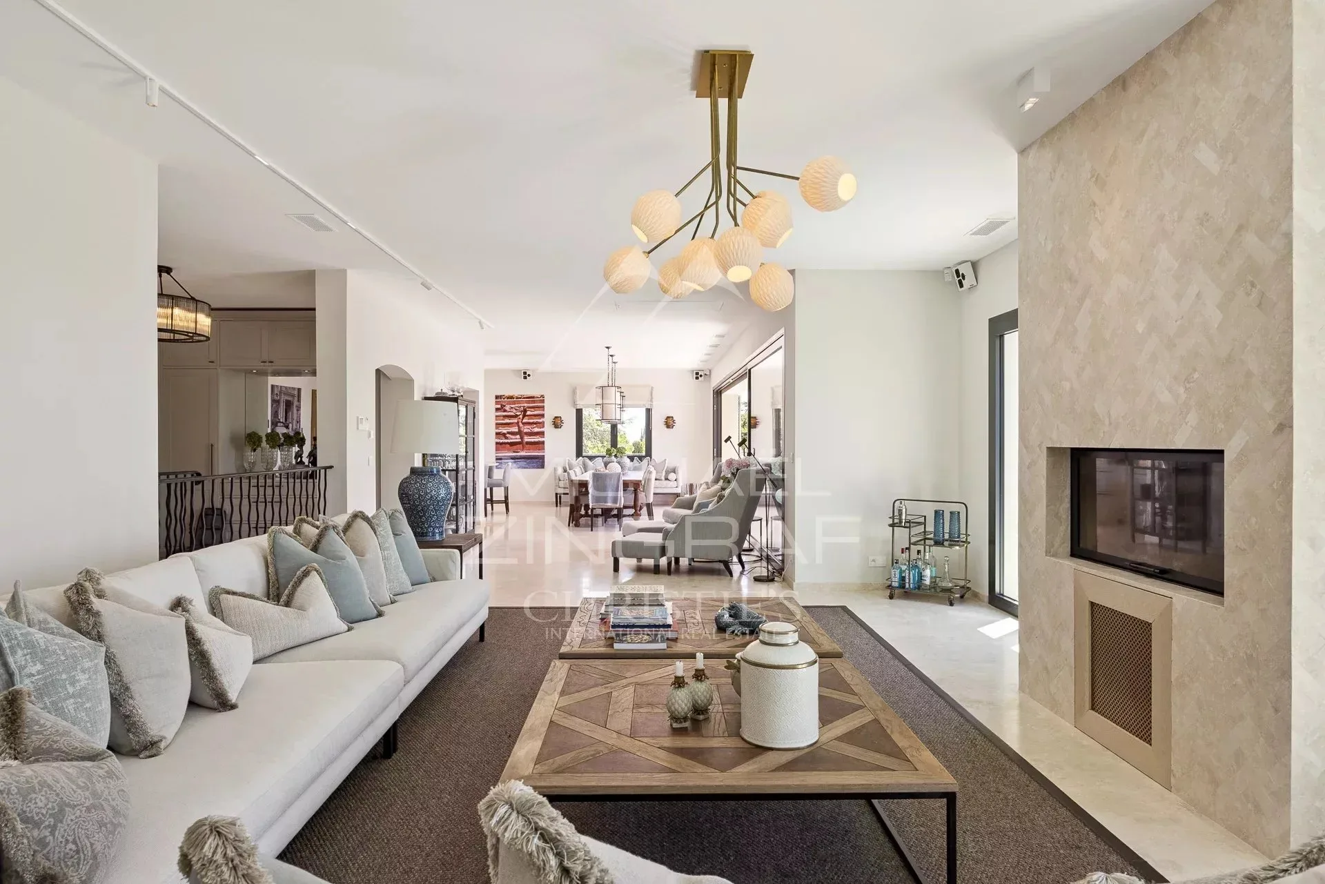 Hauteurs de Cannes  - Villa entiérement rénovée avec vue mer et montagne - 6