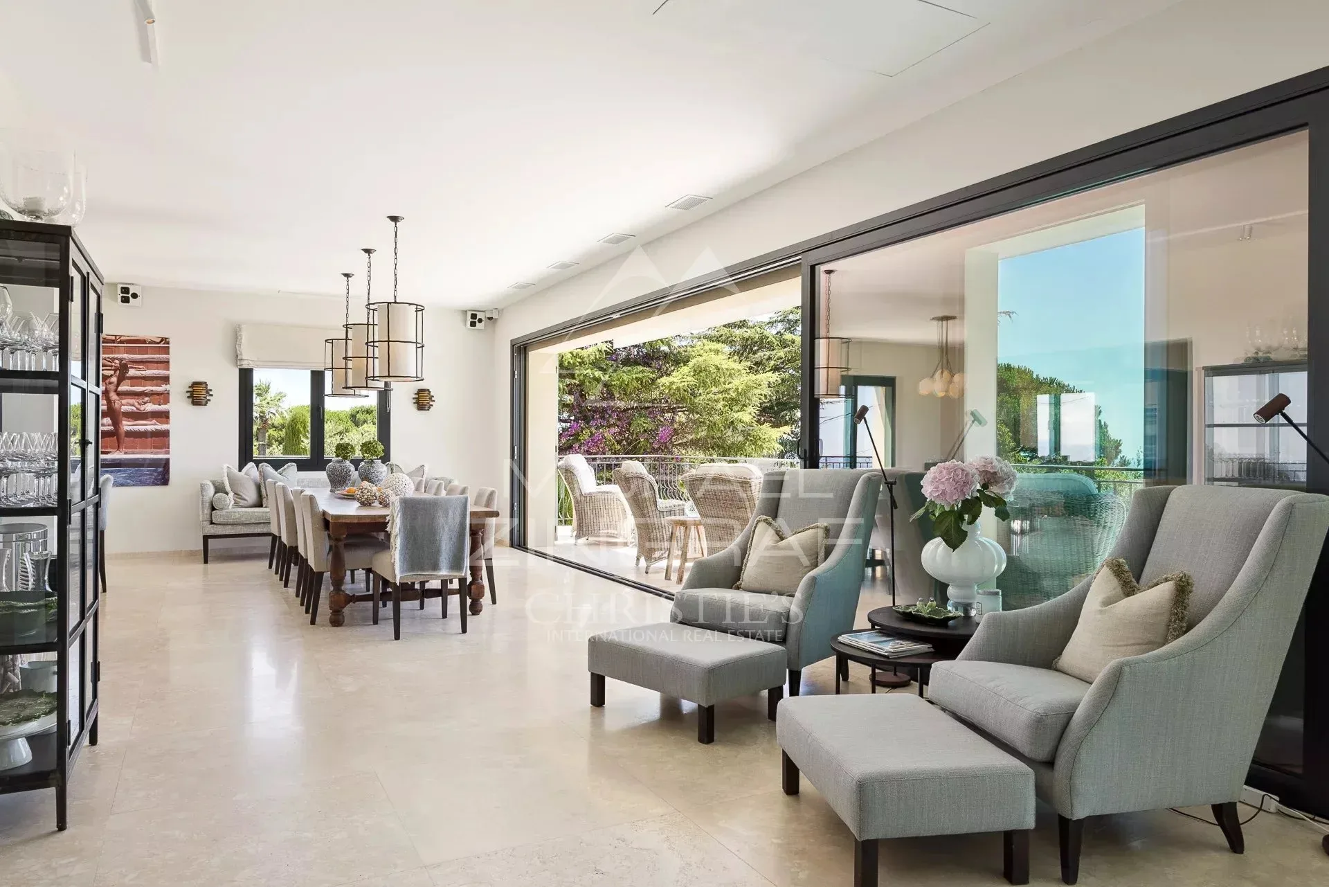 Hauteurs de Cannes  - Villa entiérement rénovée avec vue mer et montagne - 5