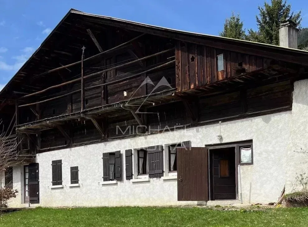 Ferme ancienne avec PC habitation - Vue panoramique Mont Blanc - Potentiel de rénovation - 6