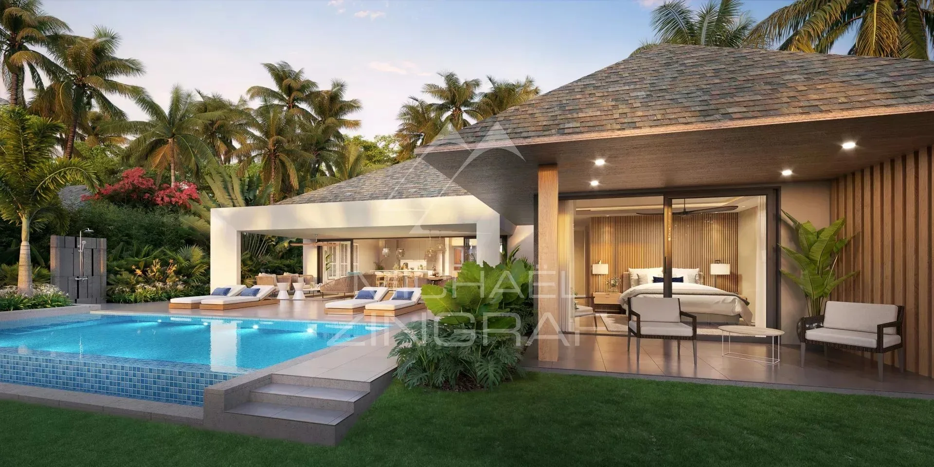 Villa Sur Golf Estate -4 chambres - Mont Choisy - 2
