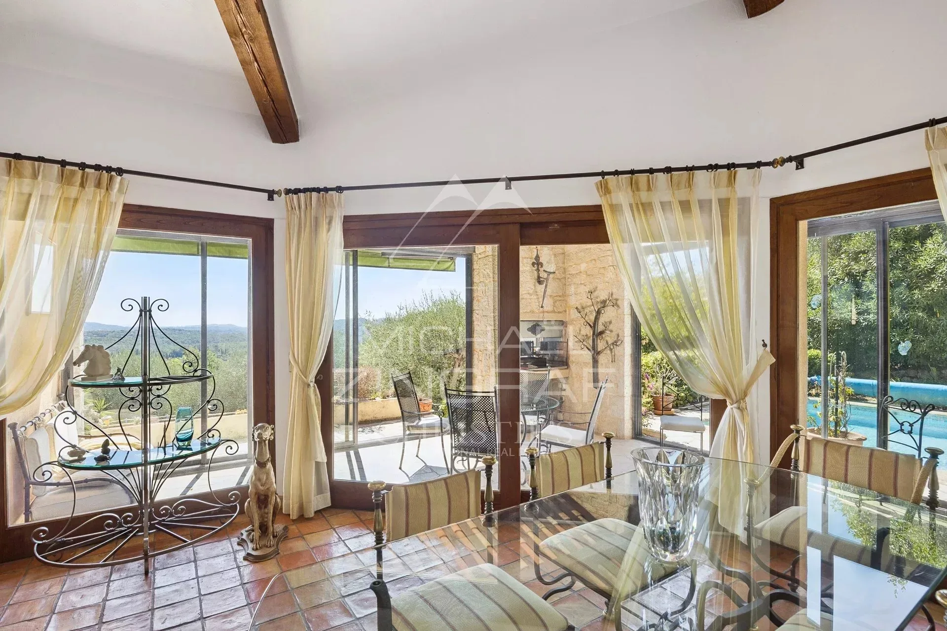 Villa d'architecte avec vue mer et oliveraie - 6