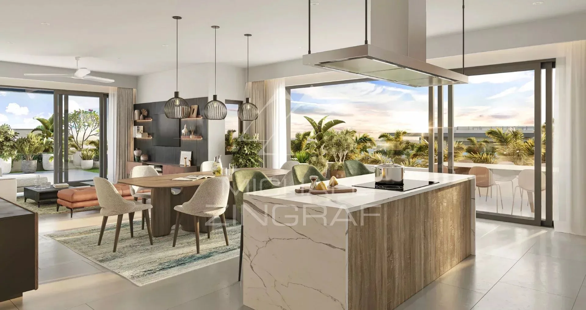 Ile Maurice - Mont Choisy - Penthouse 3 chambres avec vue panoramique - 9
