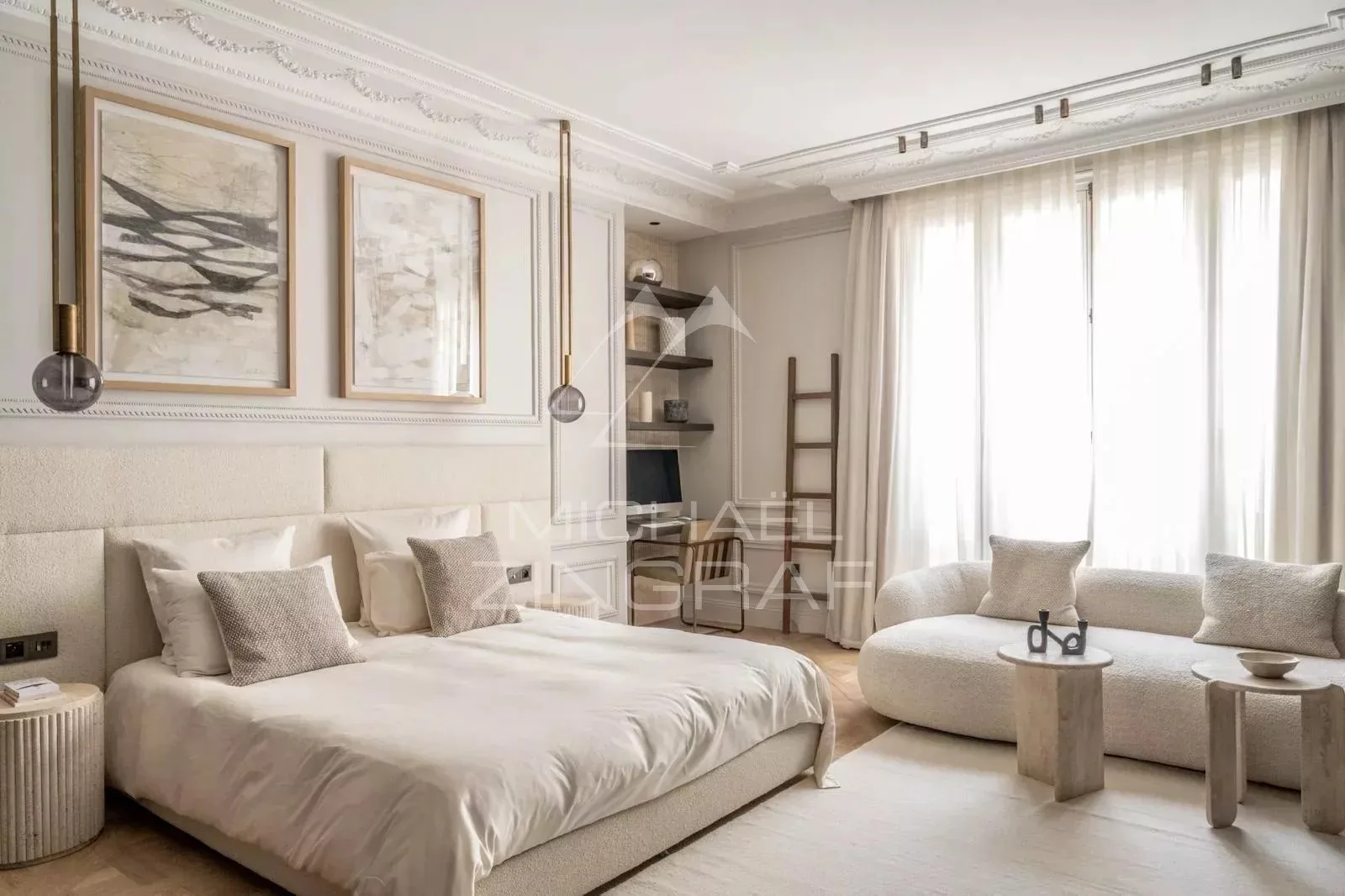 A vendre - Appartement 3 Suites - Paris 8eme - Triangle d'Or - Clim - Refait à neuf - 10