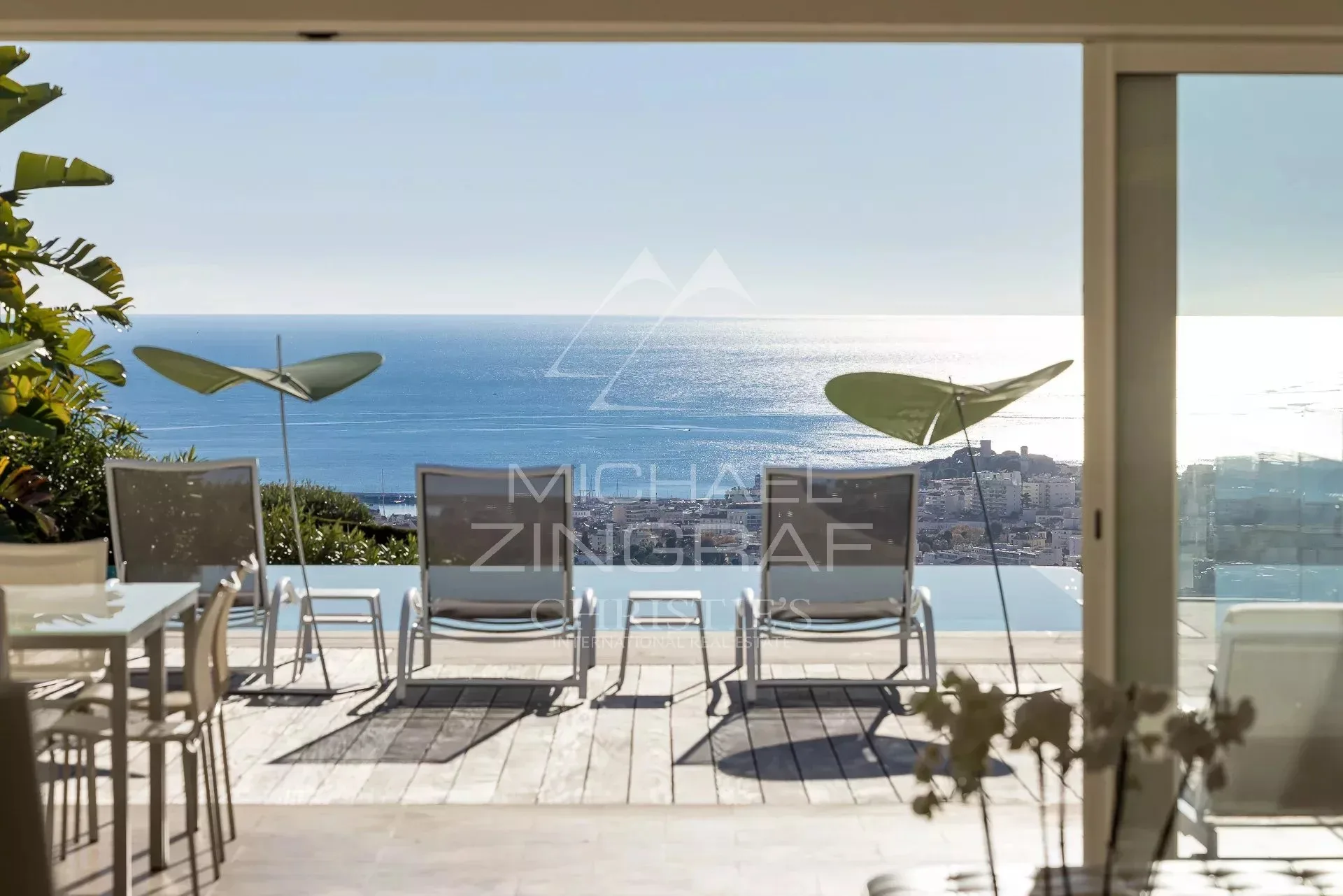 Domaine fermé - Villa contemporaine avec vue mer panoramique - 8