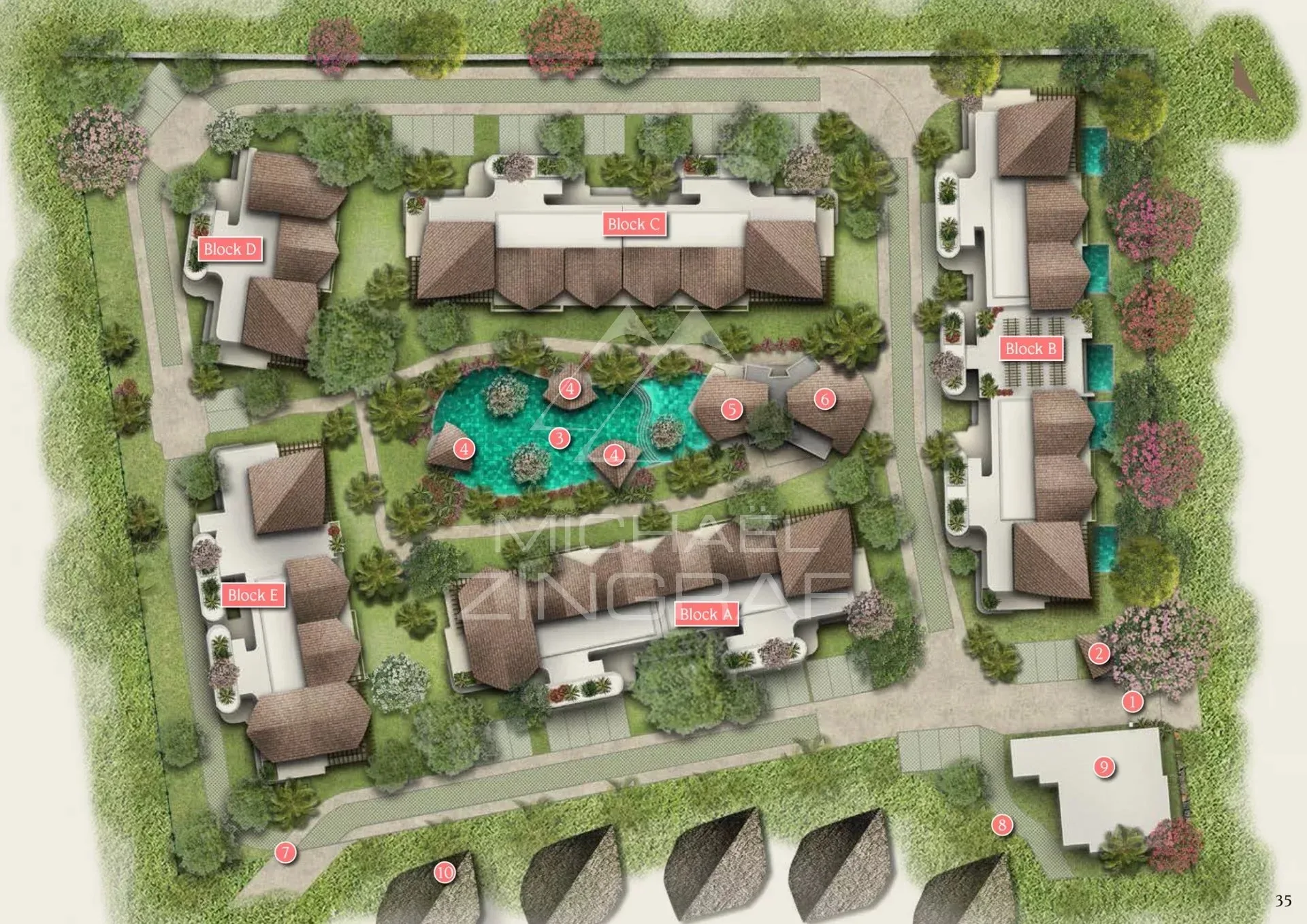 Ile Maurice - Flic en Flac - Penthouse au sein d’un complexe hôtelier - 17